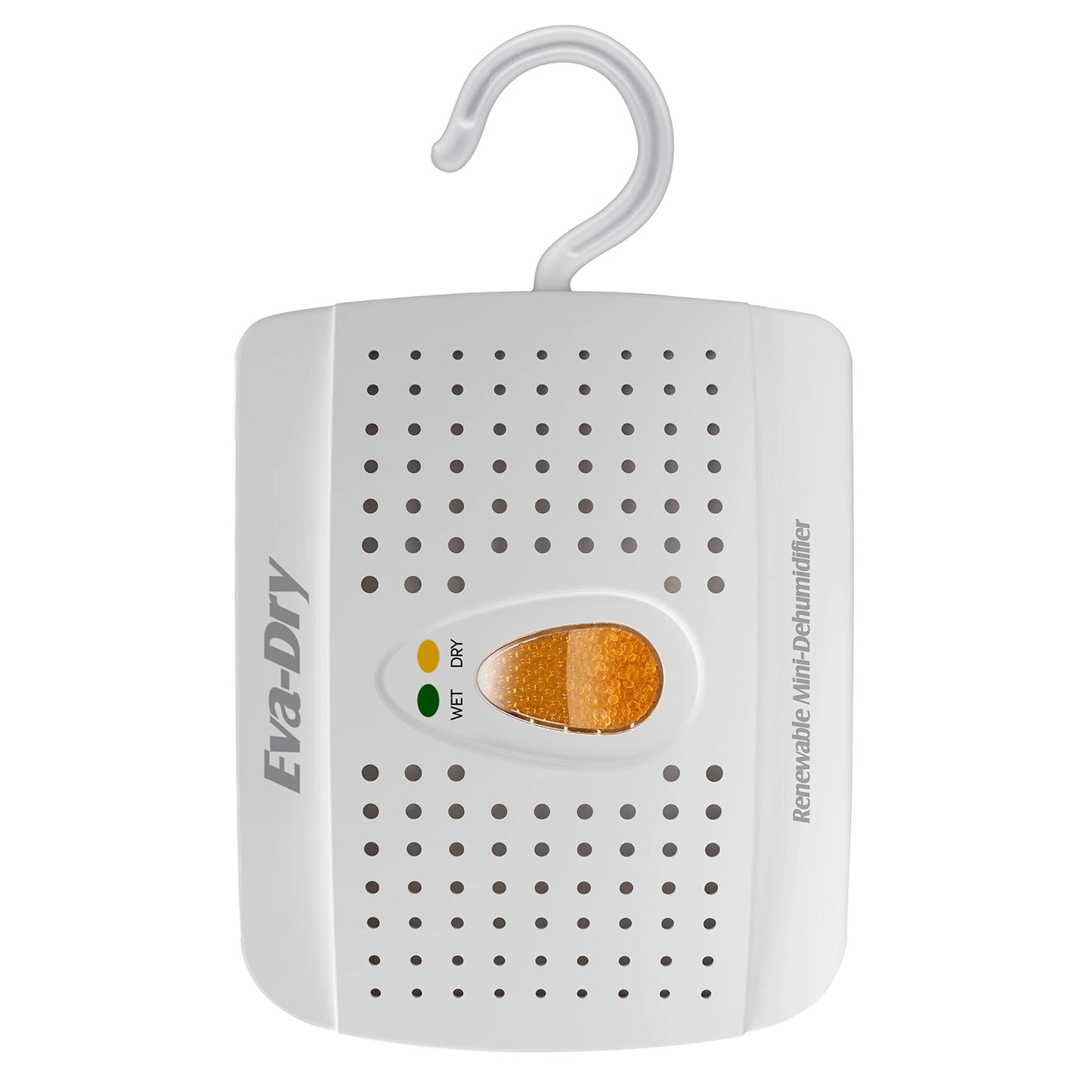 Deshumidificador Mini Eva Dry Blanco Recargable Portátil para Espacios Pequeños