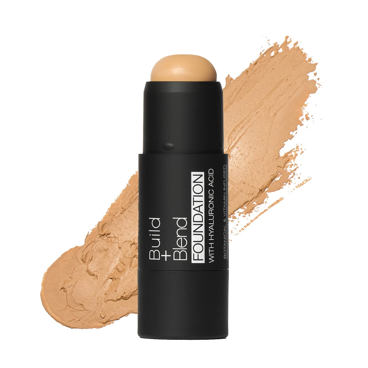 Palladio BUILD & BLEND - Barra de base, barra de contorno construible de cobertura media para cara, fórmula cremosa ultra mezclable para un acabado natural sin brillo, 0.25 onzas, Golden Honey