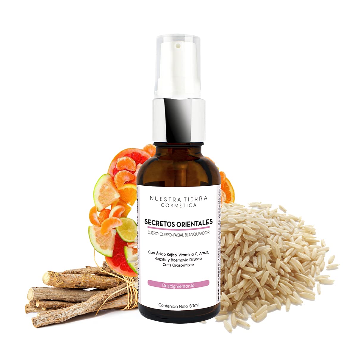 Suero Despigmentante Ac. Kójico 5% + Arbutina + Vit. C 30ml