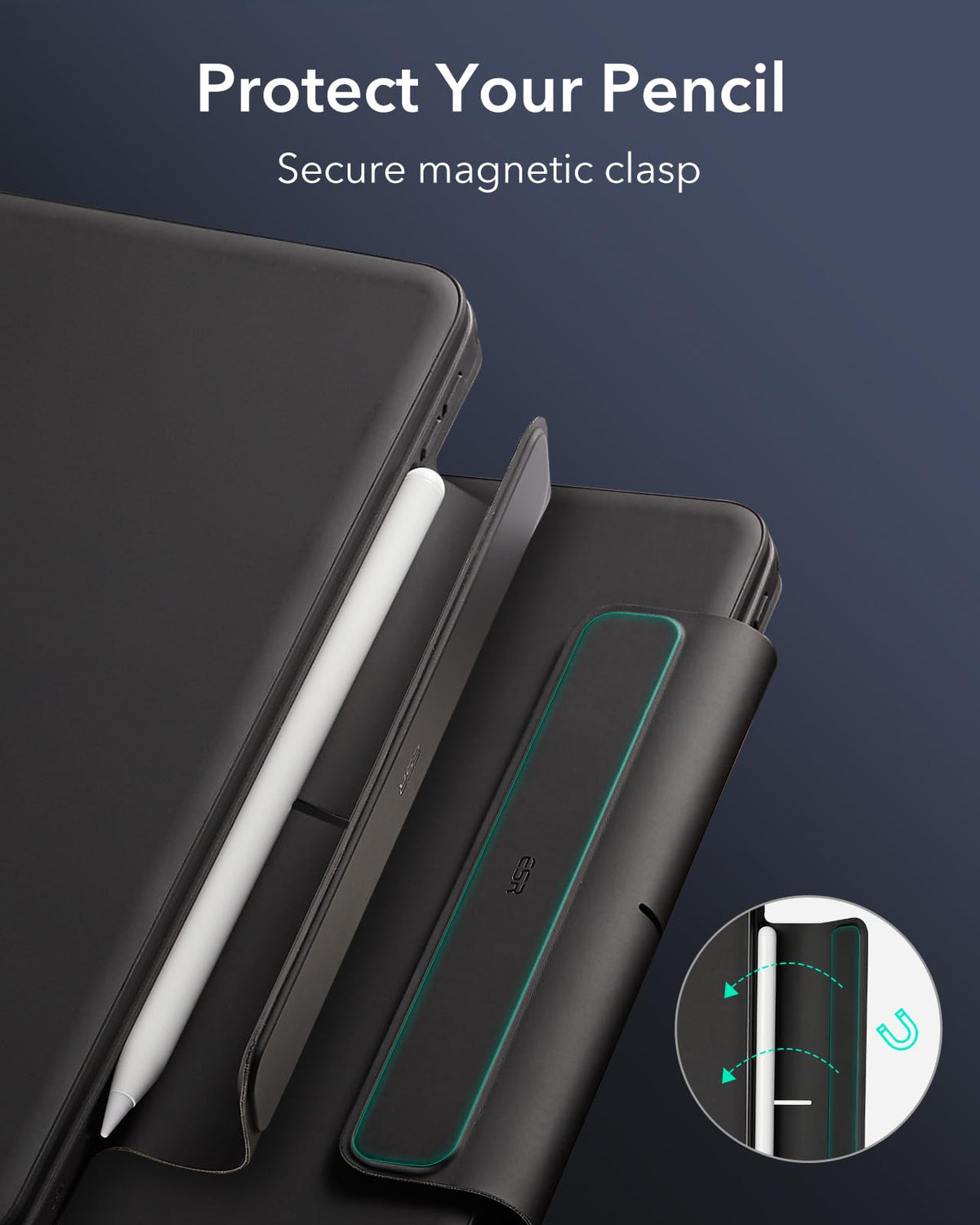 Funda con Teclado ESR iPad Air Soporte Magnético Multimodo