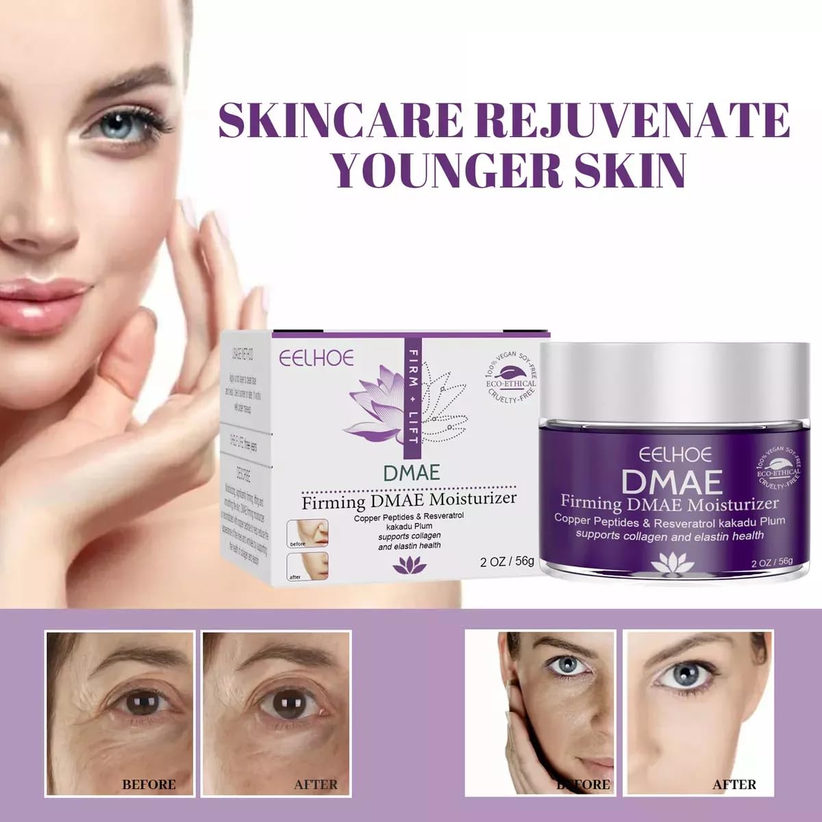 Naturals Hyaluronic Lift Crema para la piel firme, humectante facial con antienvejecimiento, hidratante, ayuda a reducir las líneas finas y las arrugas