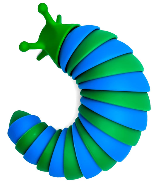 Juguete Sensorial Toy Jam Verde Azul Babositas para Estrés y Ansiedad