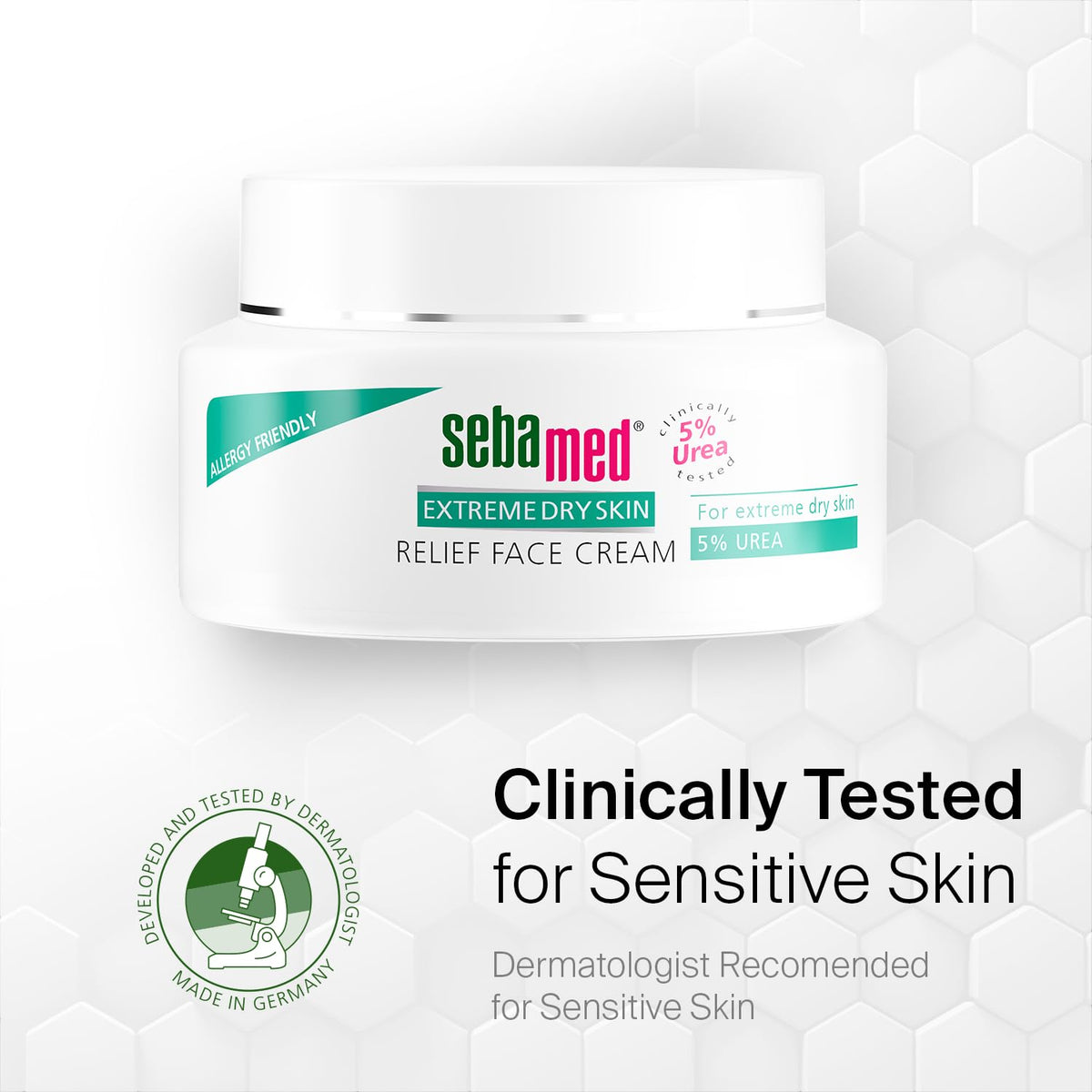 Sebamed Extreme Dry Skin Relief Face Cream 5% Urea. 1.7 oz