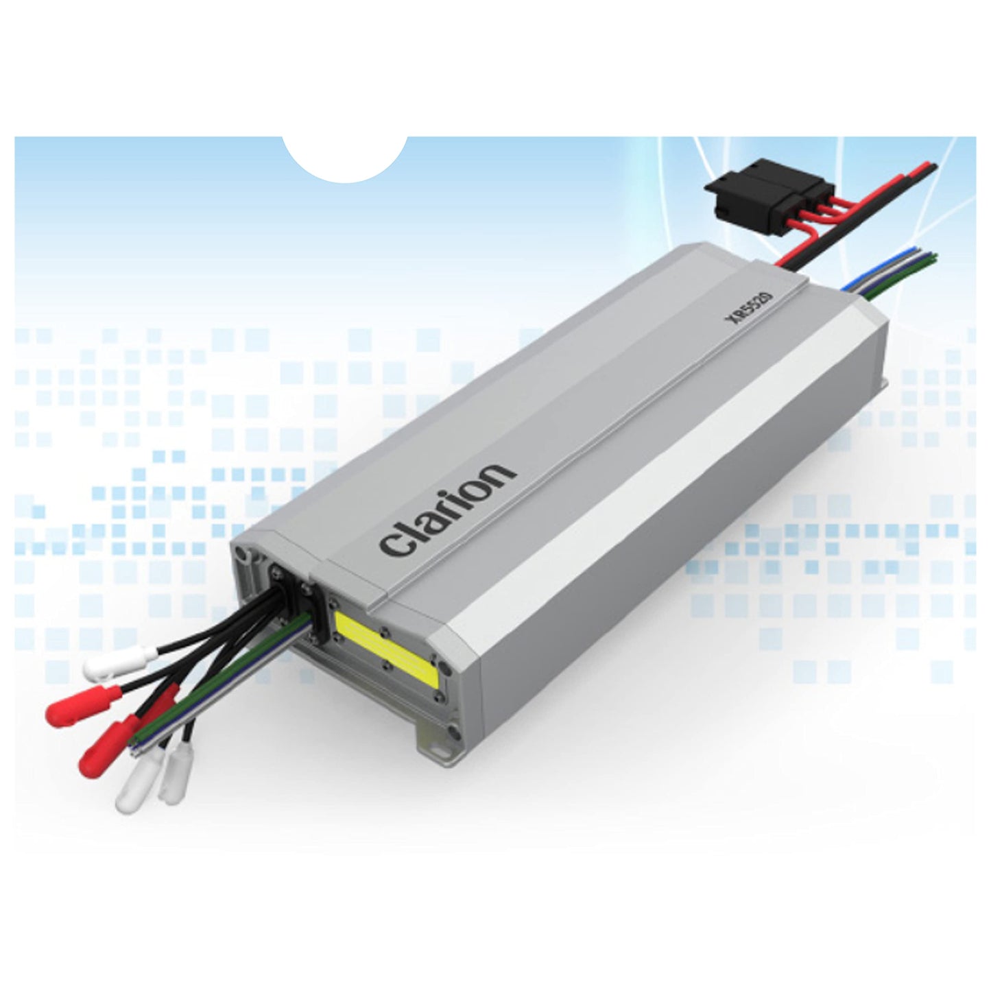 Clarion XR5520 Clase D 5 canales 800 W potencia máxima de manejo de amplificador de audio para coche, sistema de sonido, amplificador de altavoz de subwoofer con imán de gravedad 789591809390