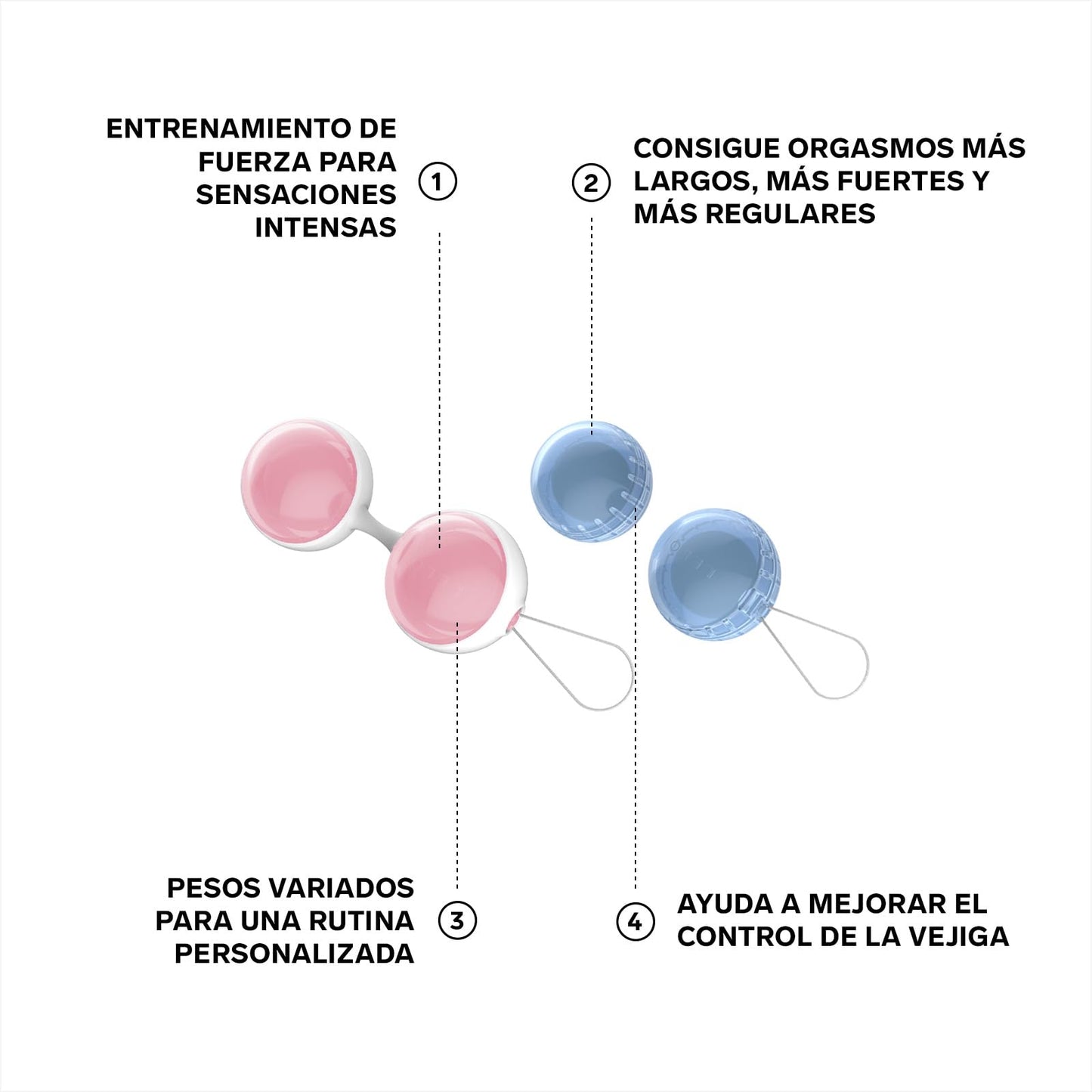 LELO Beads Classic, Juguetes eróticos para Mujer, Bolas Chinas de Primera Calidad para el Suelo Pélvico, Juguetes Sexuales para Alcanzar más Orgasmos