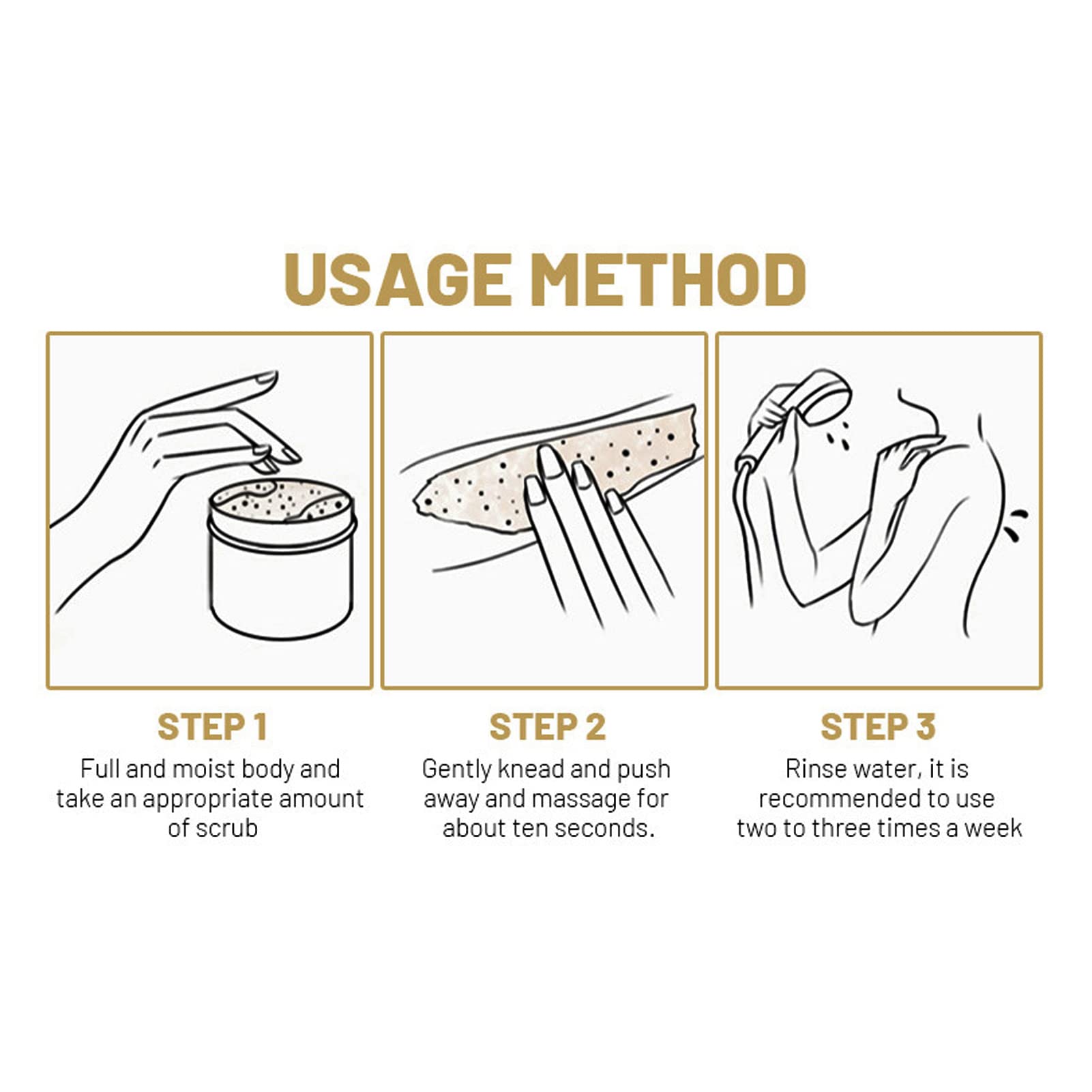 Exfoliante Corporal de Arroz Crema Suavizante para Aliviar la Sequedad