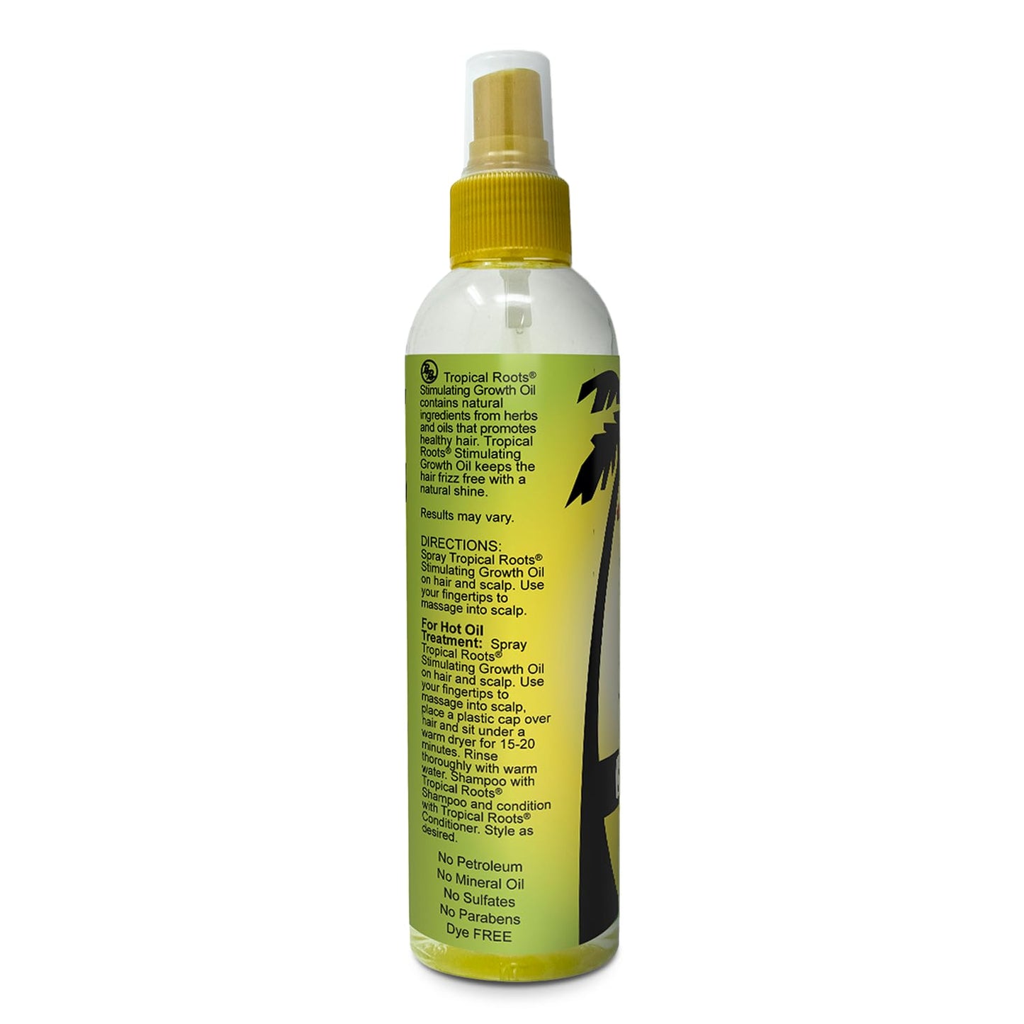 Bronner Brothers Aceite de crecimiento de raíces tropicales, 8 onzas líquidas