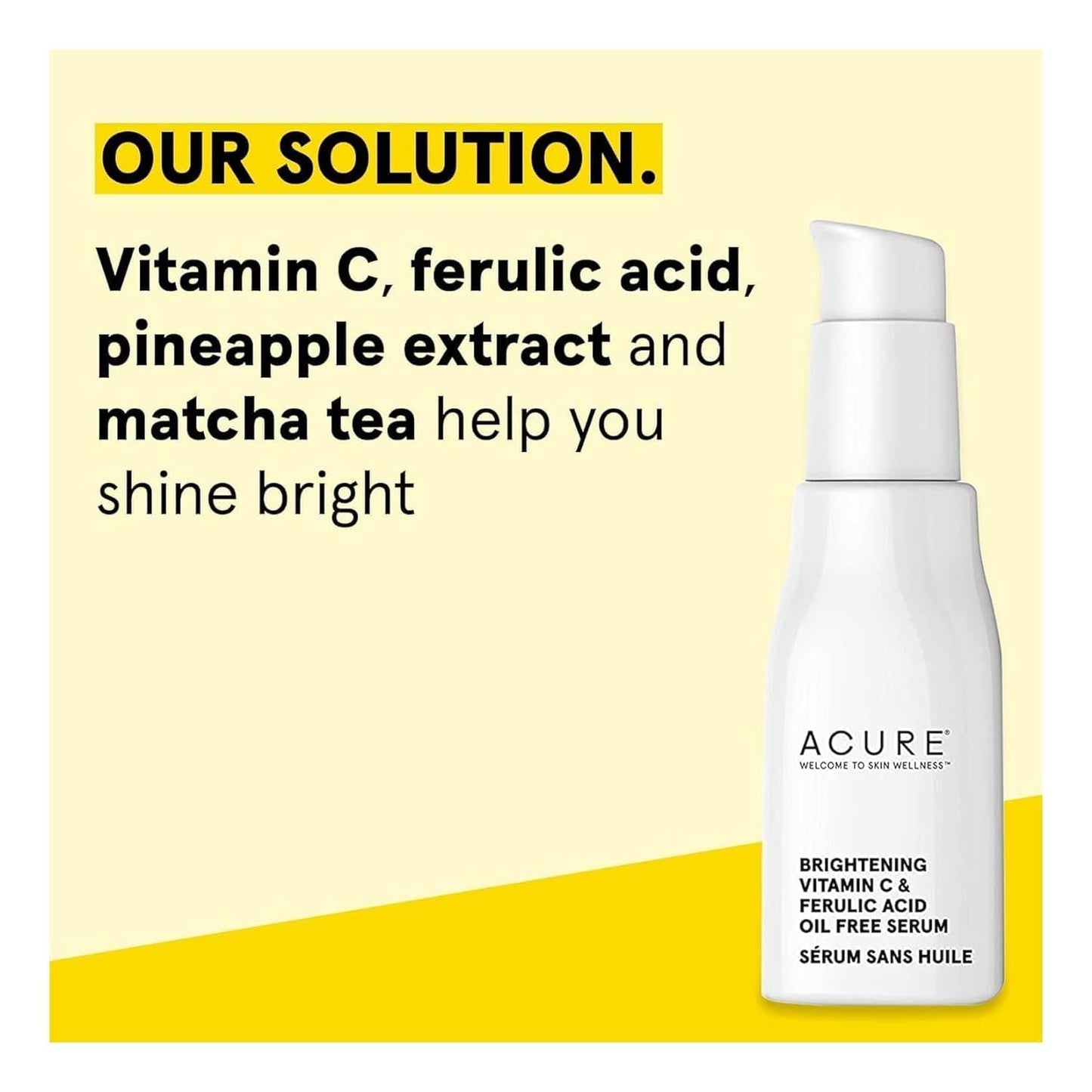 Serum Brightening Vegano con Vitamina C y Ácido Ferúlico - Sin Aceite - Para todo tipo de piel - 30ml