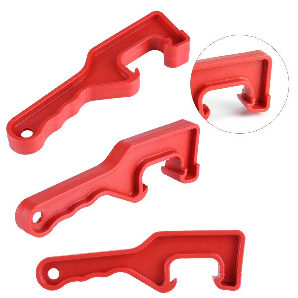 Abridor de Cucharones Apertura Manual Rojo Herramientas Plásticas