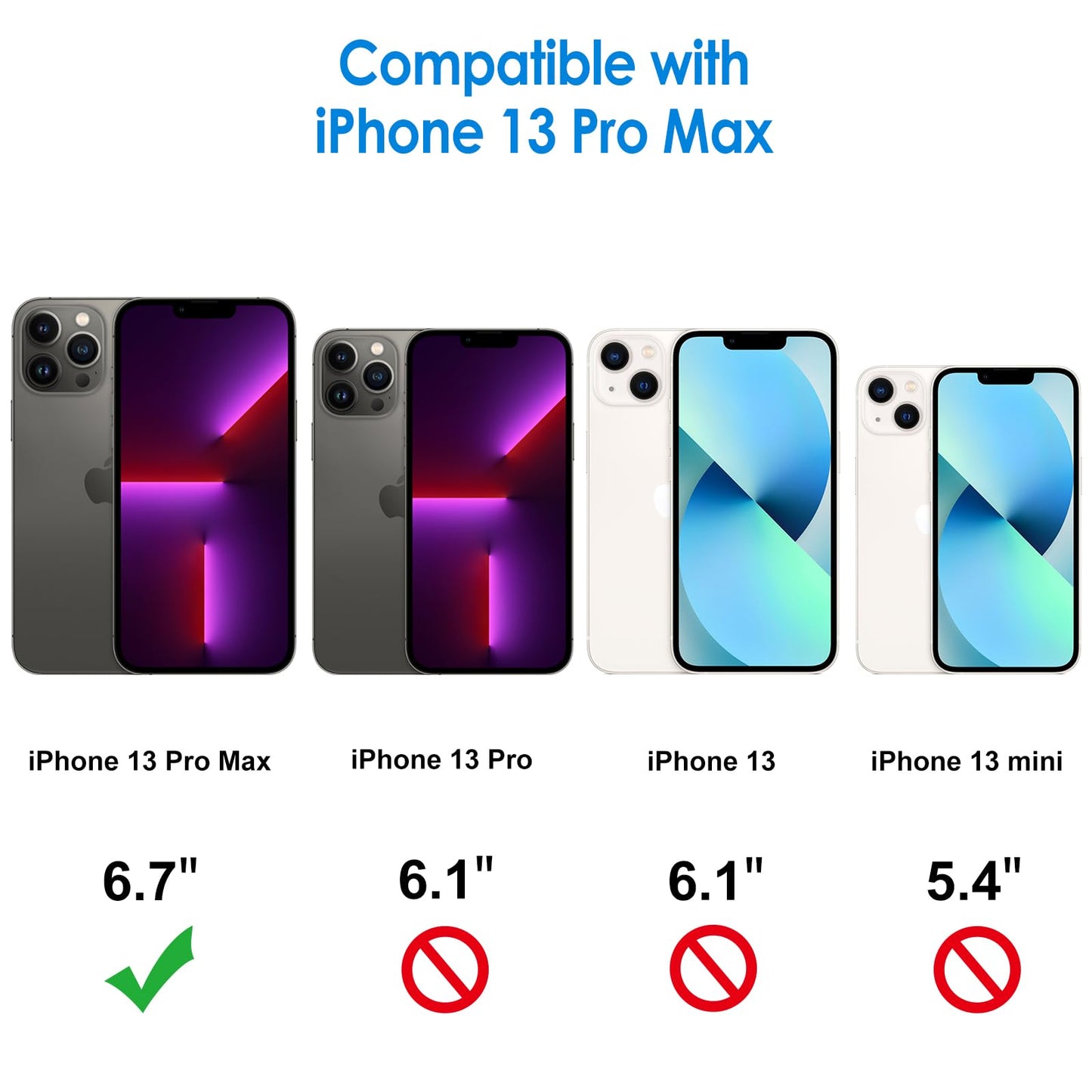 JETech Funda para iPhone 13 Pro MAX 6,7 Pulgadas, Anti-Amarillo Carcasa de Parachoques Prueba Golpes, Respaldo Transparente Antiarañazos (Negro)