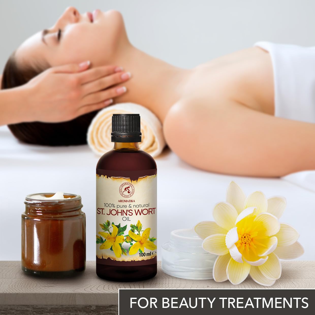 Aceite Orgánico Hierba San Juan para Cuidado Intensivo Piel - Aromaterapia Natural - Envío Rápido y Calidad Premium.