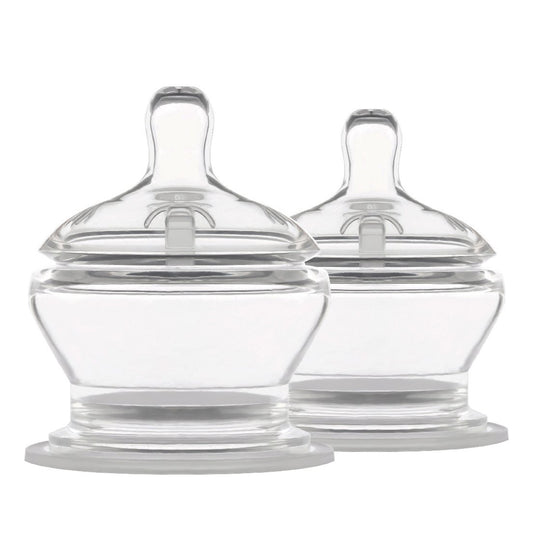 Pezones de Flujo Lento PopYum Transparente 2-Pack