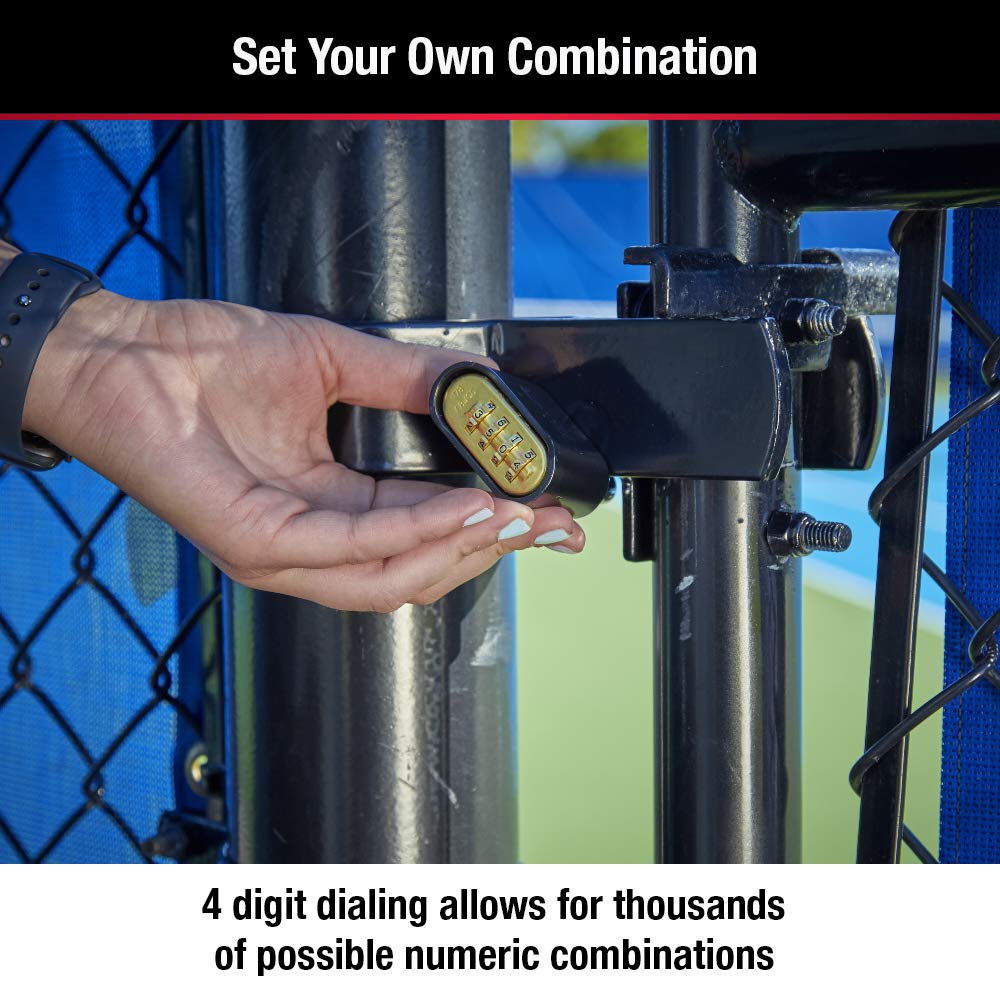 Master Lock 178D - Candado de combinación, 1 paquete, Negro
