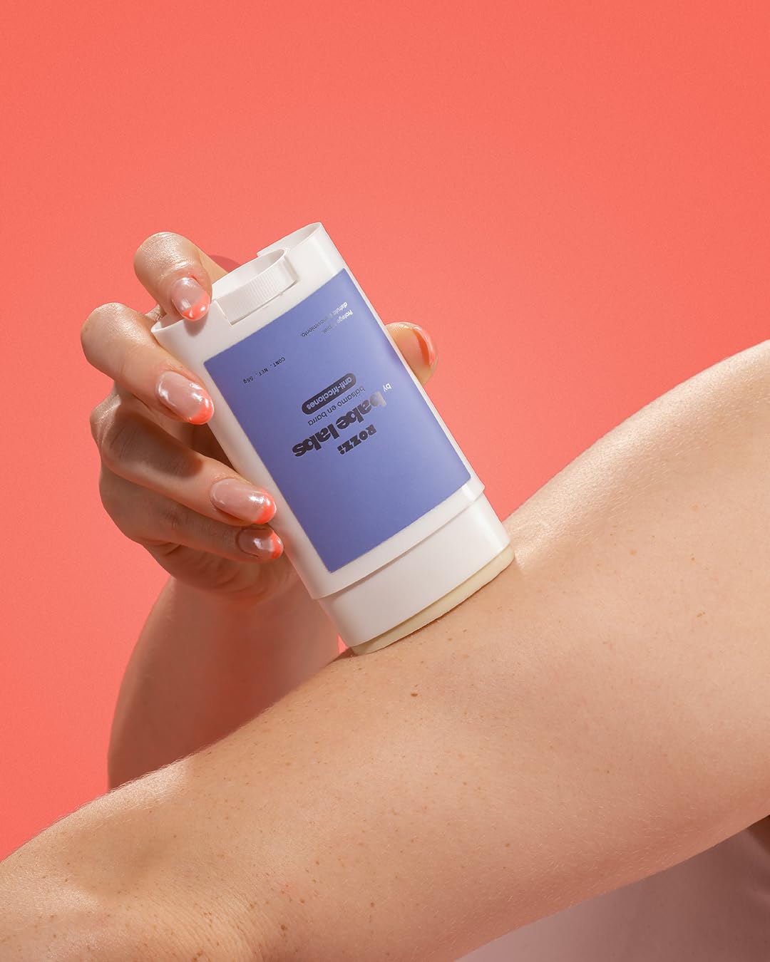 Babe Labs Rozzi – Bálsamo Hidratante en Barra para Fricción Corporal – Protección para Muslos y Axilas con Karité y Coco – 1 Unidad
