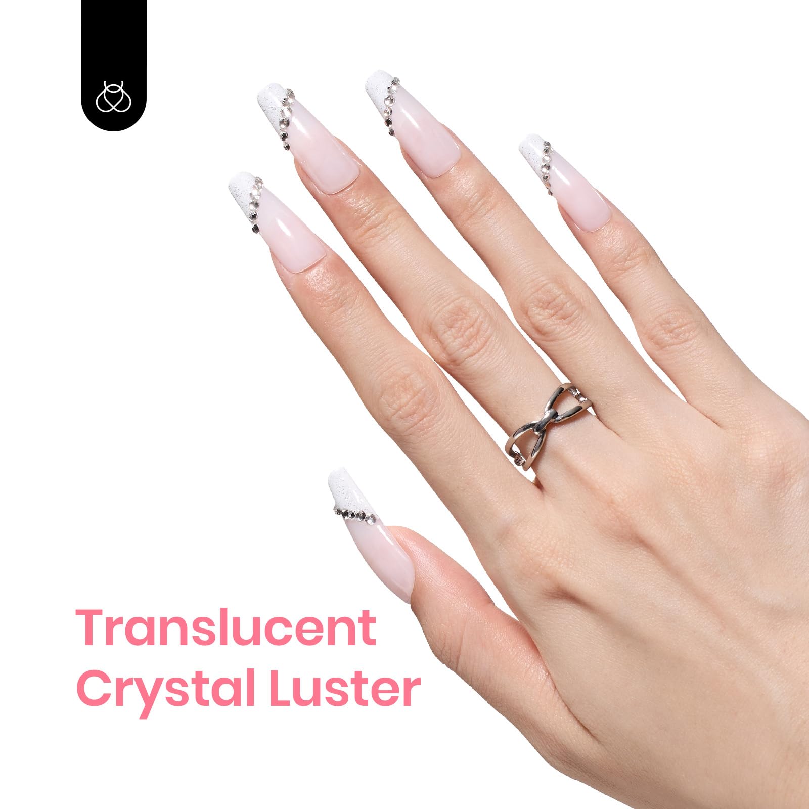 Esmalte de uñas en gel Beetles Jelly, 15 ml, color neutro, rosa nude, esmalte de uñas translúcido, remojo, lámpara de uñas UV LED, gel transparente para decoración de uñas, 0,5 oz, regalo para mujeres