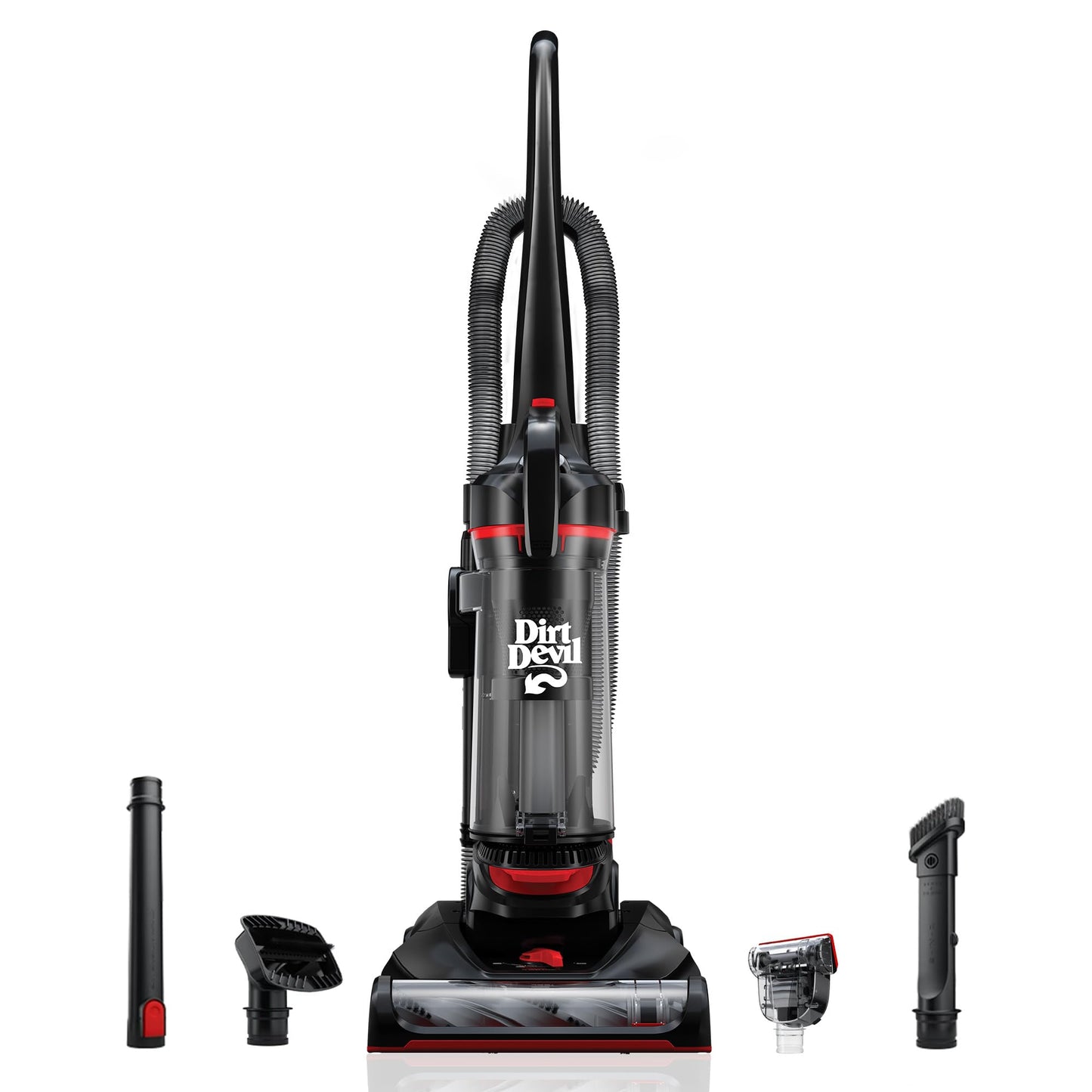 Dirt Devil - Aspiradora Vertical para alfombras y Suelos Duros, con Kit de Herramientas para Mascotas, Potente, Ligero, con Cable para Uso doméstico