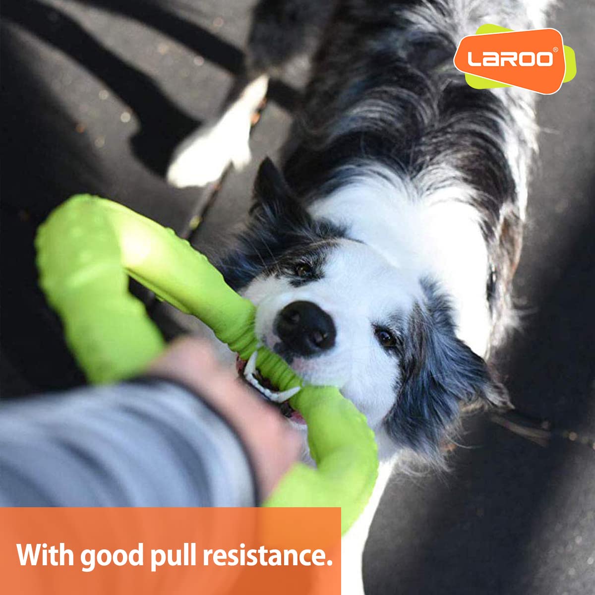 Juguete Interactivo LaRoo Negro para Perro con Limpieza Dental y Enriquecimiento