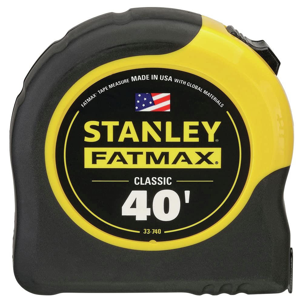 Cinta Métrica Stanley FatMax Amarillo Profesional 1.90 Pounds