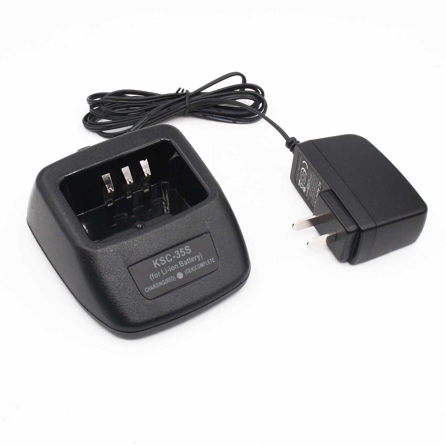 IFREQTECH KSC-35S Cargador rápido para TK-3400 TK-2200LP TK-2300VP TK2400 TK-3200L TK-3302UK Cargador de batería de iones de litio de radio KNB-45L / KNB-63L /KNB-65L