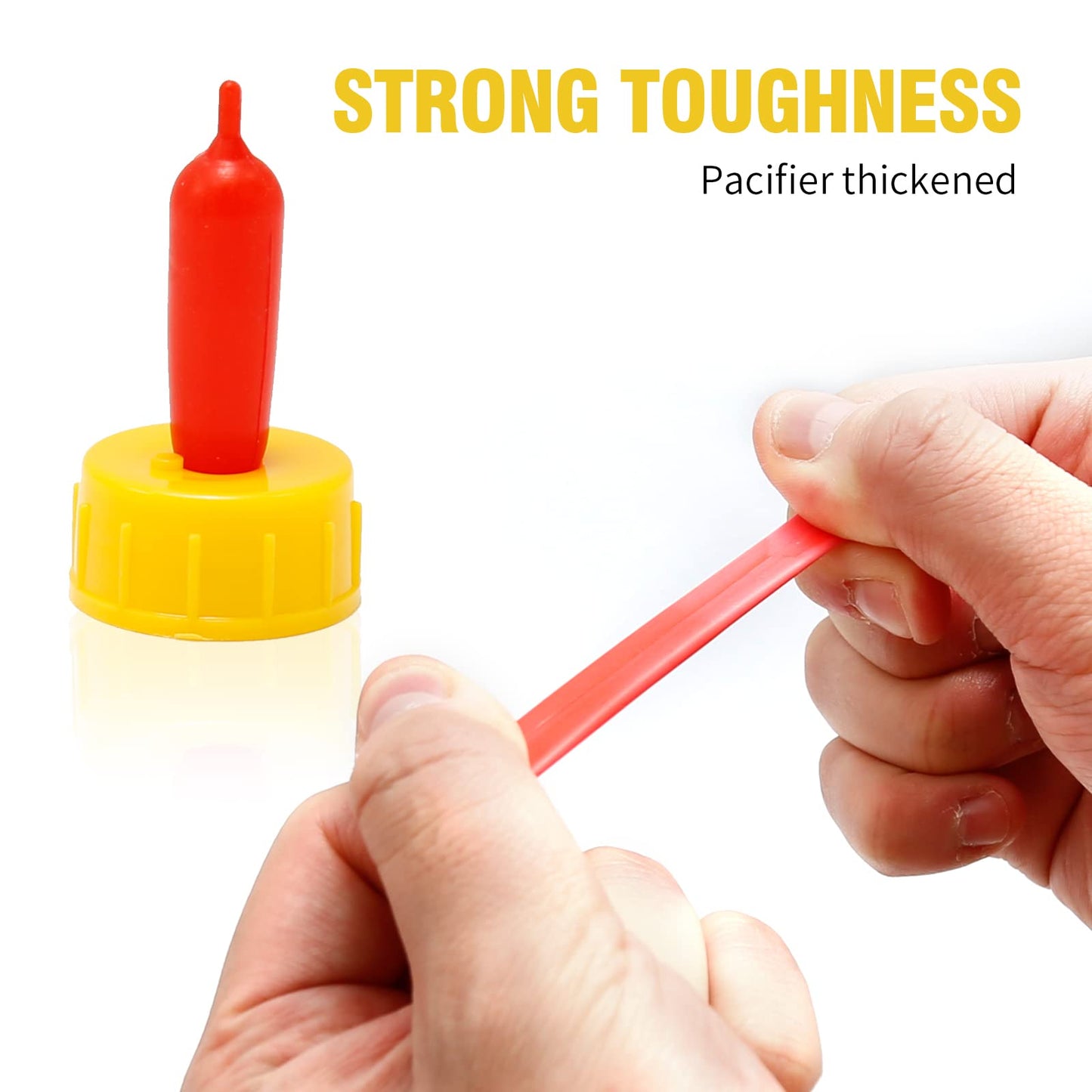 Chupetes de Goma Suave para Alimentación de Animales Pequeños