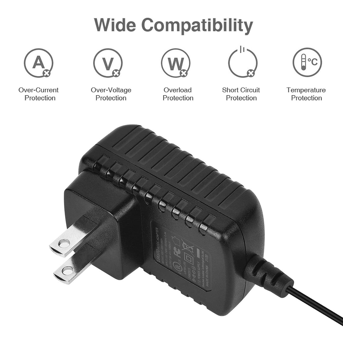 LEKATO Pedal de bucle para guitarra con efecto de bucle de pedal ilimitado, sobredubs de 5 minutos, estación de bucle de tiempo con cable USB y adaptador de fuente de alimentación de pedal de 9 V 0,6 A