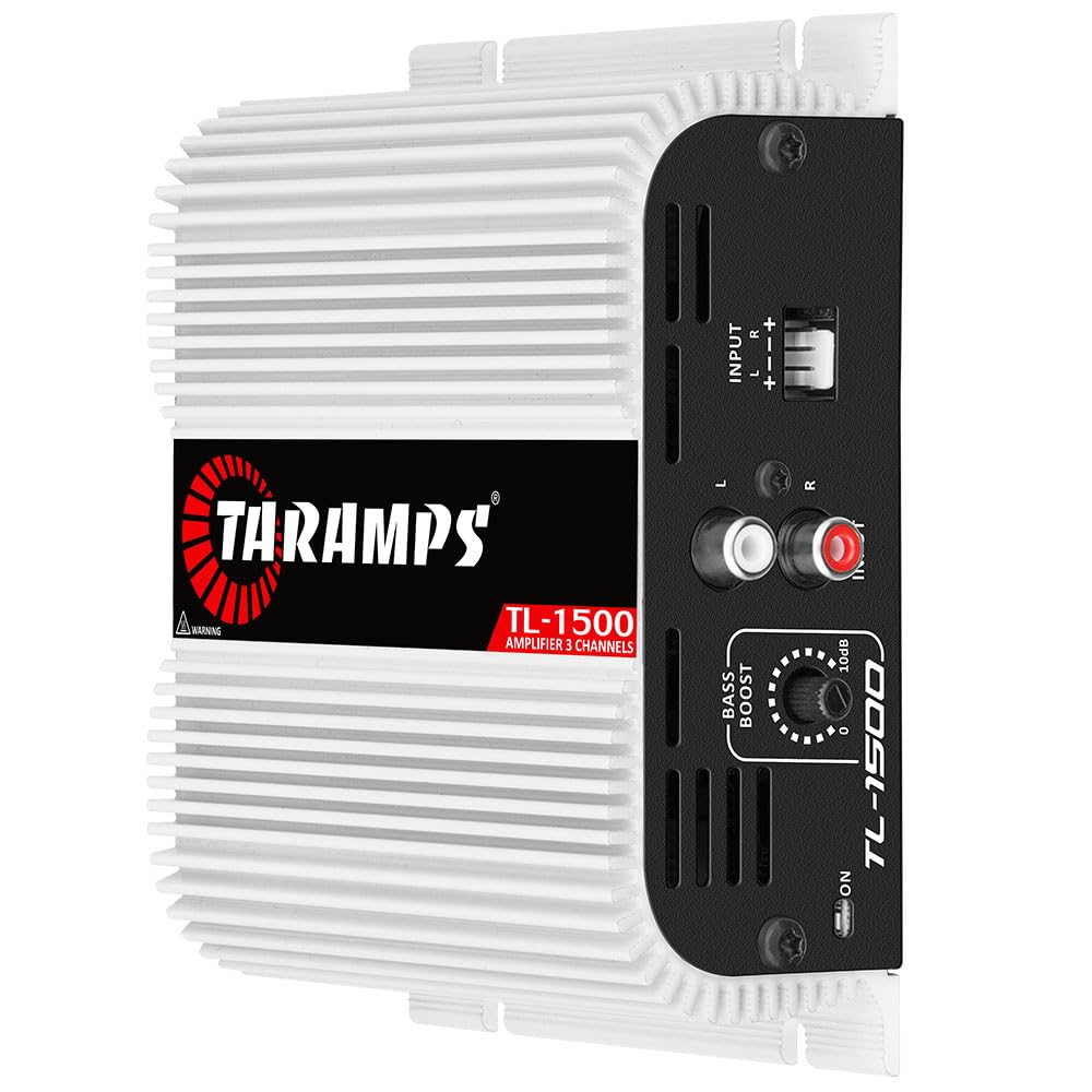 Amplificador TARAMPS TL 1500 2 Ohms 3 Canales 390 Vatios Clase D Rango Completo