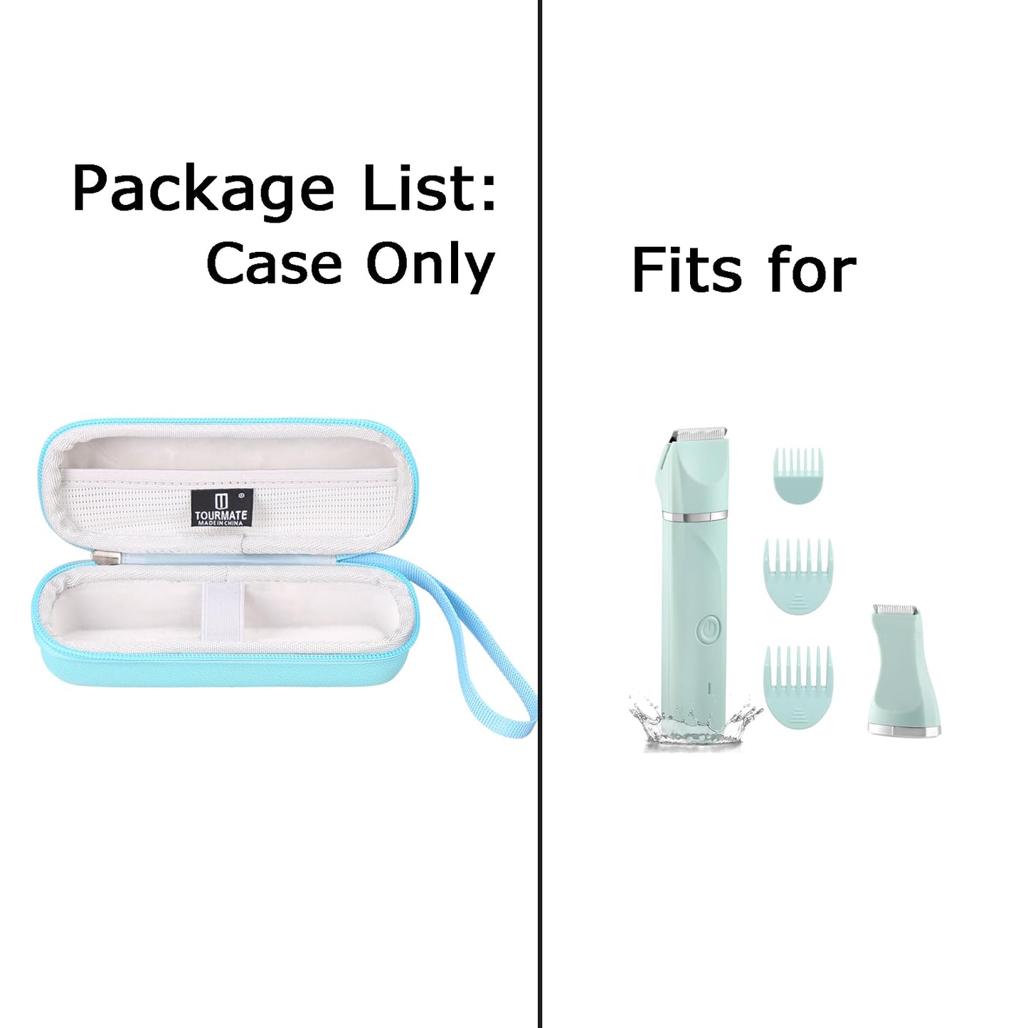 Tourmate Estuche de Almacenamiento para Areyzin Impermeable Bikini Trimmer Mujeres Maquinilla de Afeitar Eléctrica (Solo Estuche)