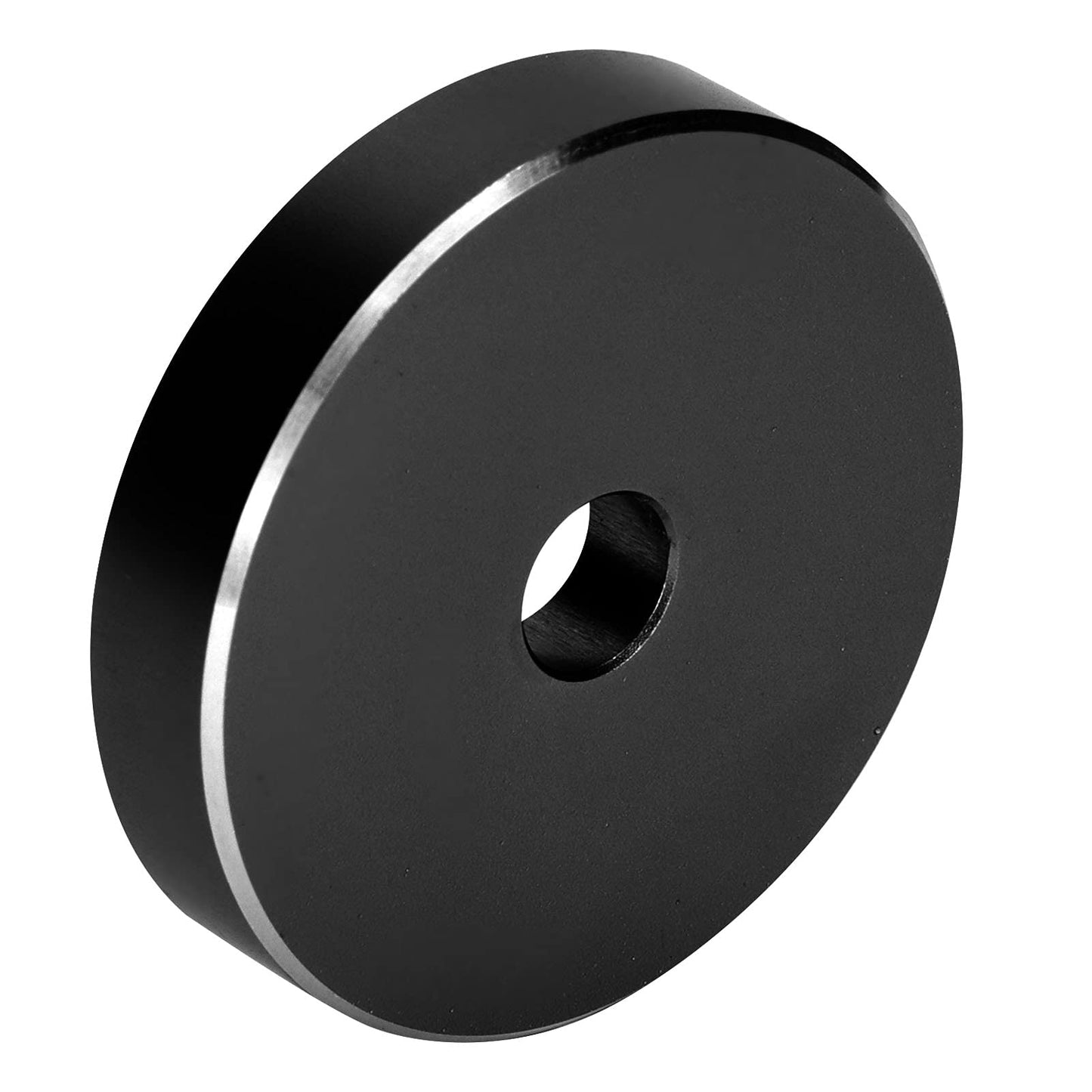 Adaptador para Tocadiscos de Aluminio Plateado Dorado Negro para Discos de Vinilo de 45 RPM