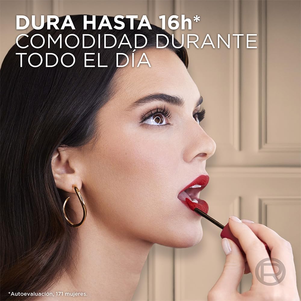 L'Oréal Paris, Infallible Le Matte Resistance, Labial Líquido Mate Larga Duración 16hr, Color Intenso con Ácido Hialurónico, Tono True Love 420, 5ml