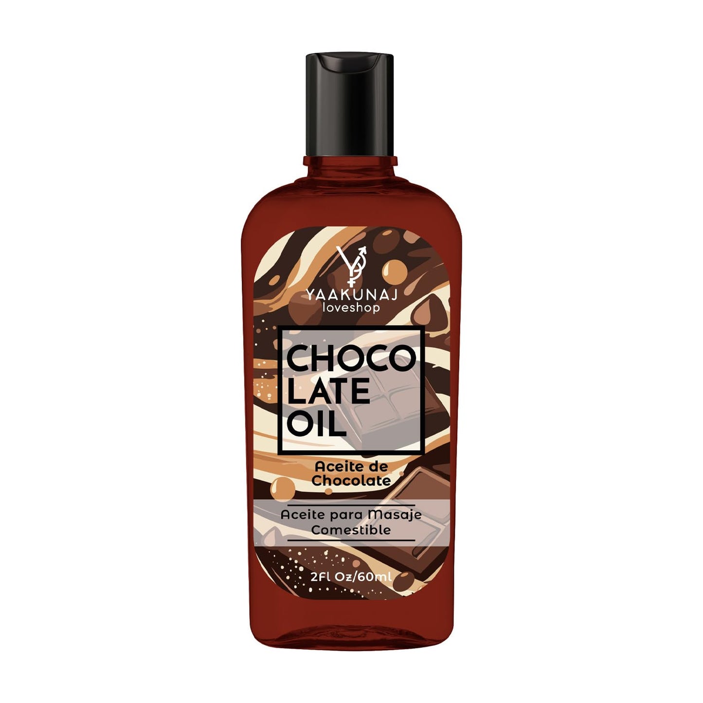 Aceite Para Masajes YAAKUNAJ LOVESHOP Chocolate Saborizante