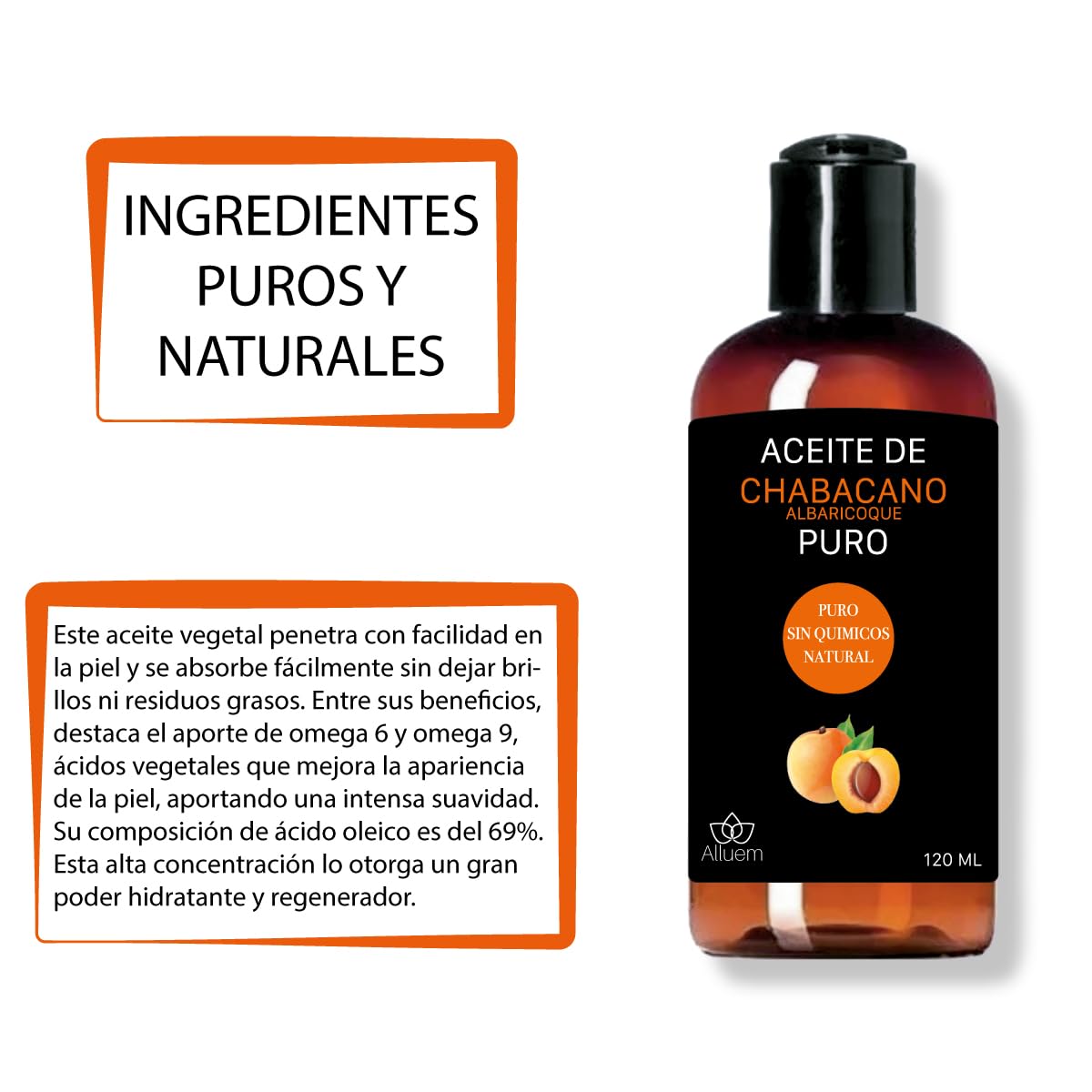 Aceite Orgánico de Albaricoque 100% Natural: Nutrición y Cuidado Profesional para Piel y Cabello