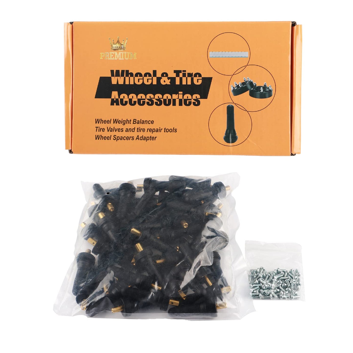 EZISOE 50 piezas TPMS 20008 sistema de monitoreo de presión sensor a prueba de explosiones en vástagos de válvula de neumático