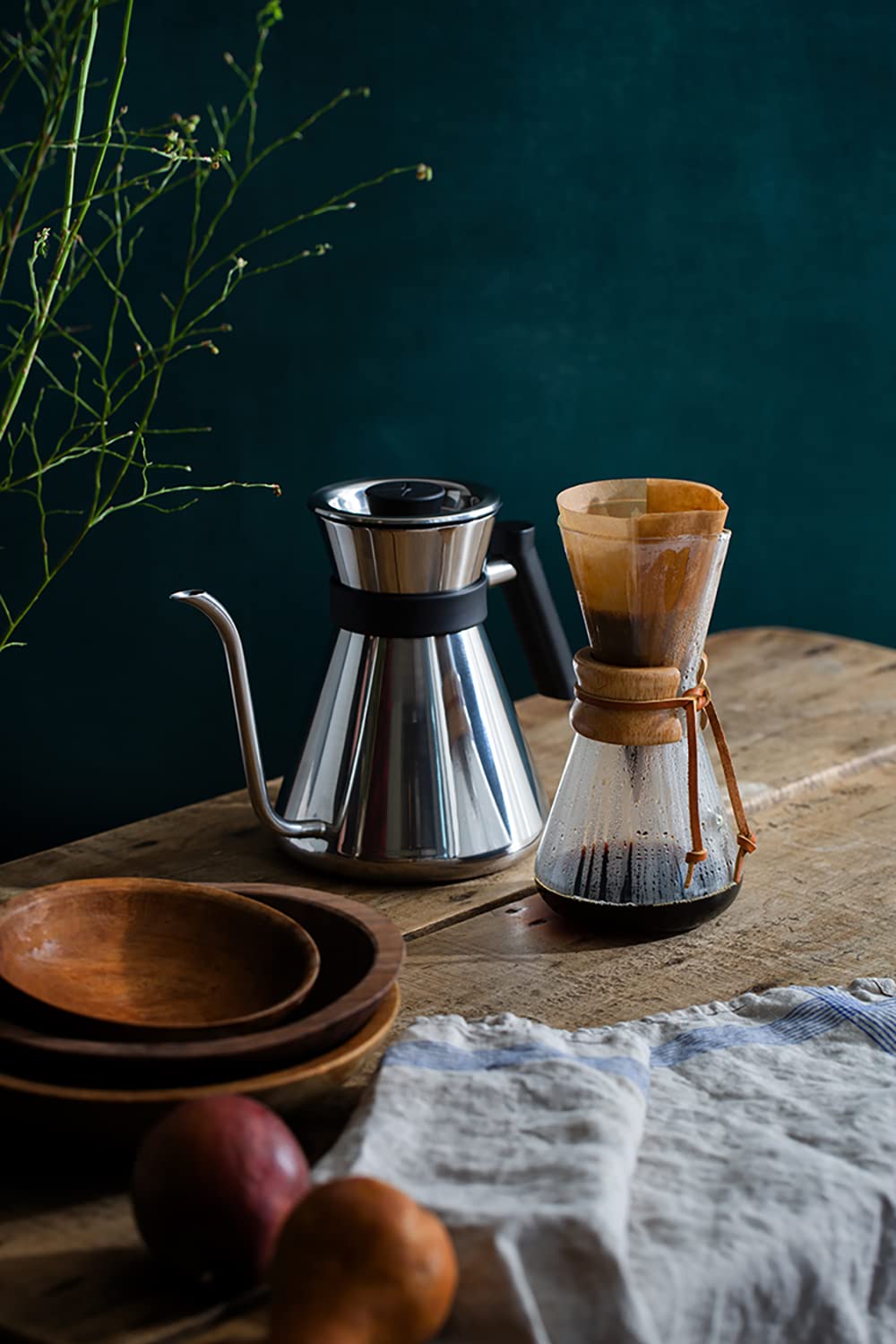 Chemex Cafetera de vidrio, Classic, Transparente, 3 Tazas, 1