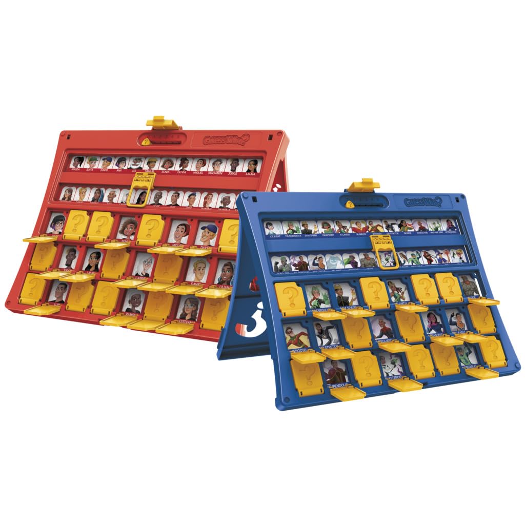 Hasbro Gaming Adivina Quién? - El Juego Original de adivinar el Personaje - Juego de Mesa para niños - Fácil de Montar, para 2 Jugadores, + 6 años