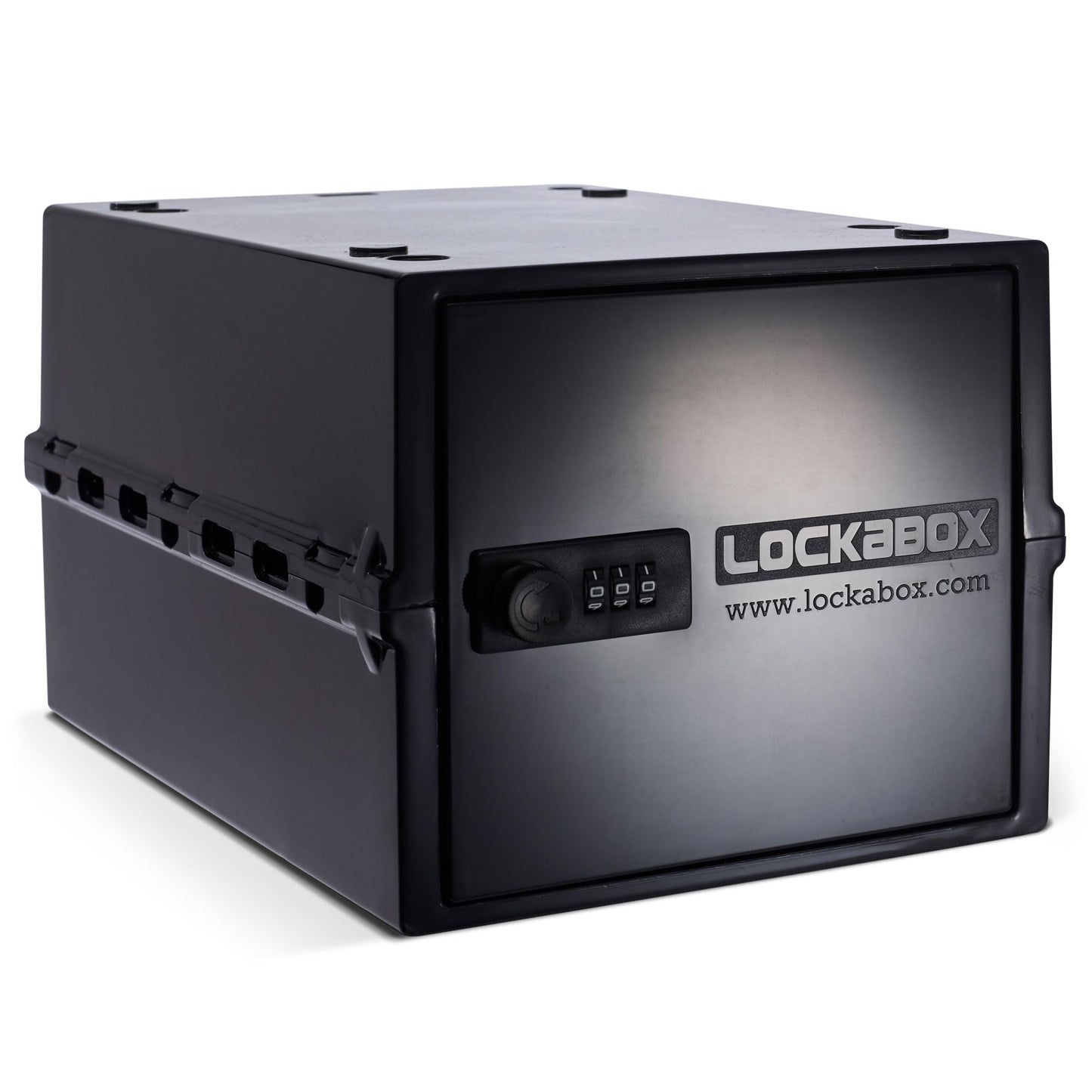 Lockabox One™ | Caja de seguridad compacta e higiénica para alimentos, medicinas y seguridad en el hogar (Jet)