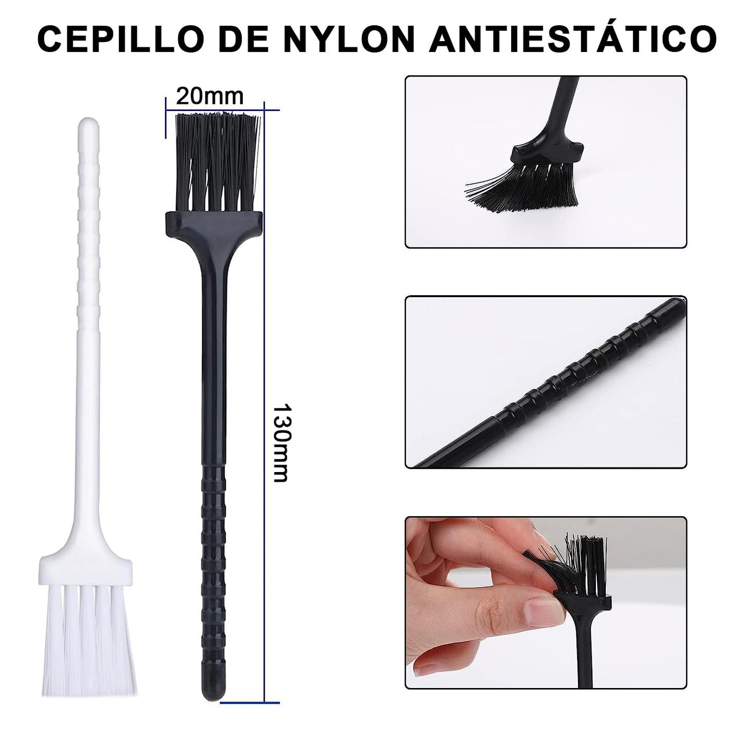 4 Piezas Extractor de Teclas Extractor de Metal Acero Inoxidable Removedor de Teclado con Cepillo para Teclado Herramienta Imprescindible para Teclado y Limpieza del Hogar de Teclado Fijación (4 pcs)