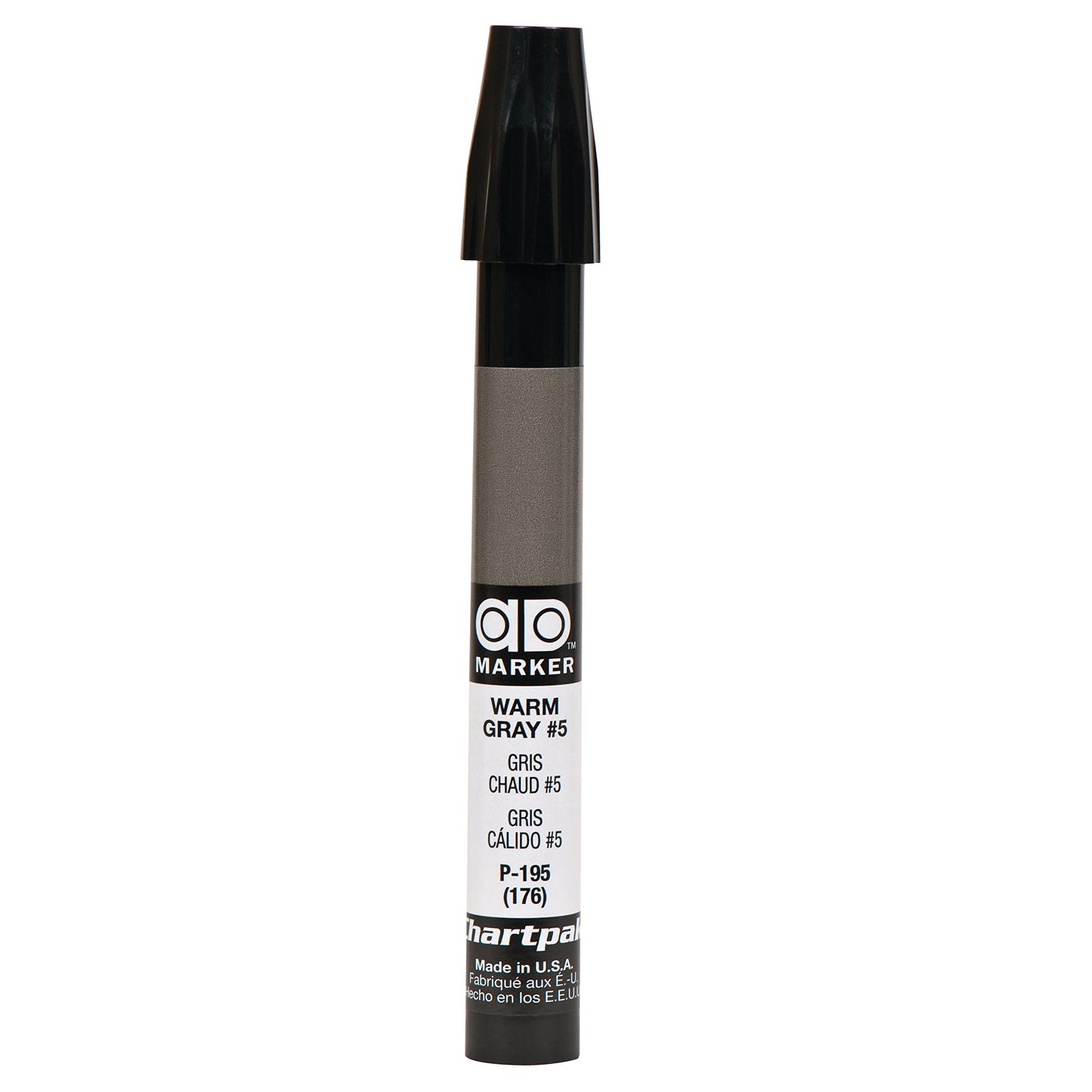 Chartpak AD marcador, 1 unidad., gris (Warm Gray 5)