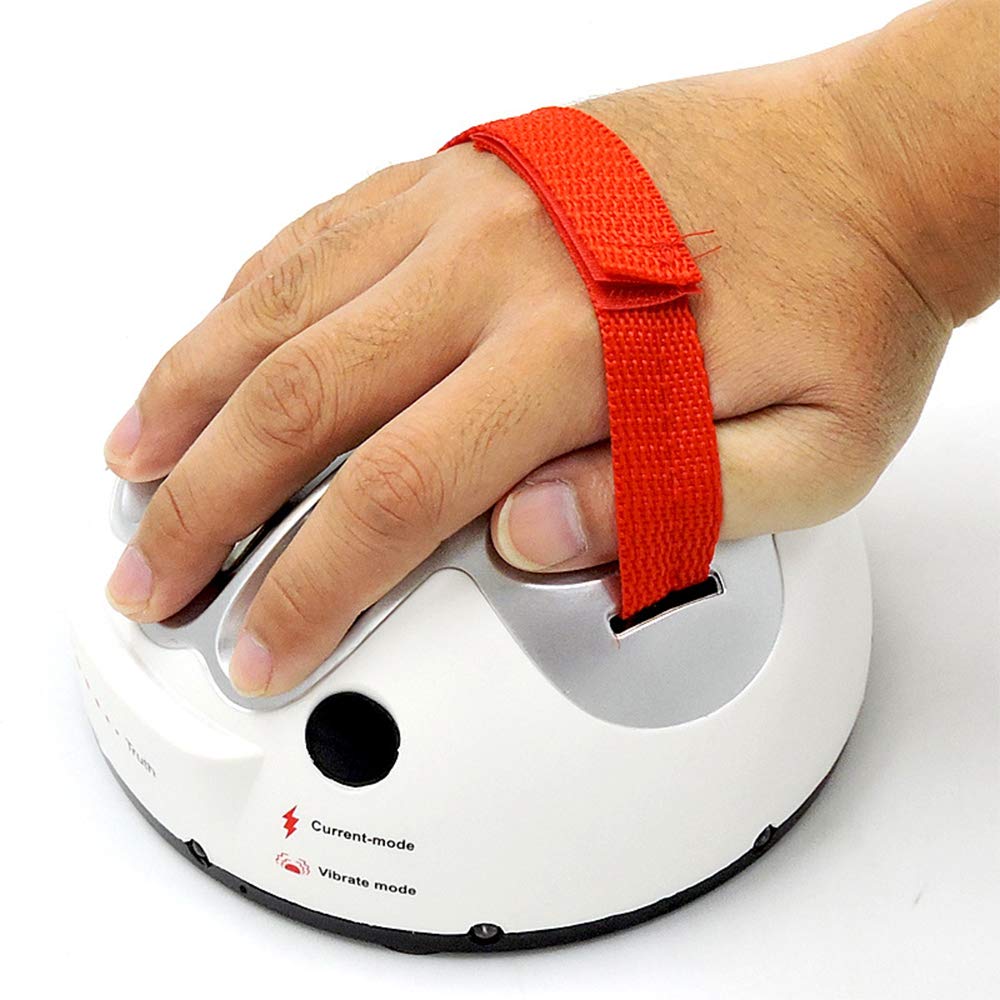 OUKEYI - Detector de mentiras de choque eléctrico, impactante juego de fiesta mentiroso interesante juego verdadero o atrevido detector de mentiras, juguetes de broma polígrafo, entretenimiento juego