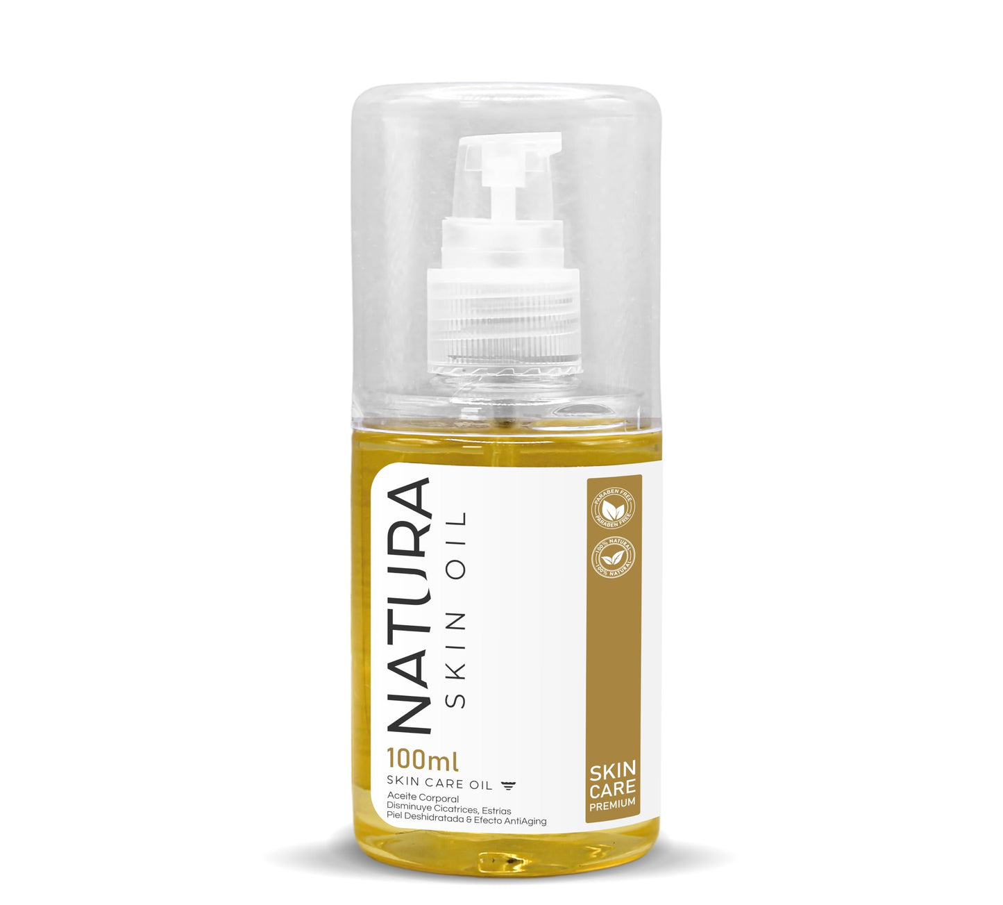 Aceite reparador para cicatrices y estrías - Aceite corporal Natura Skin 100 ml.