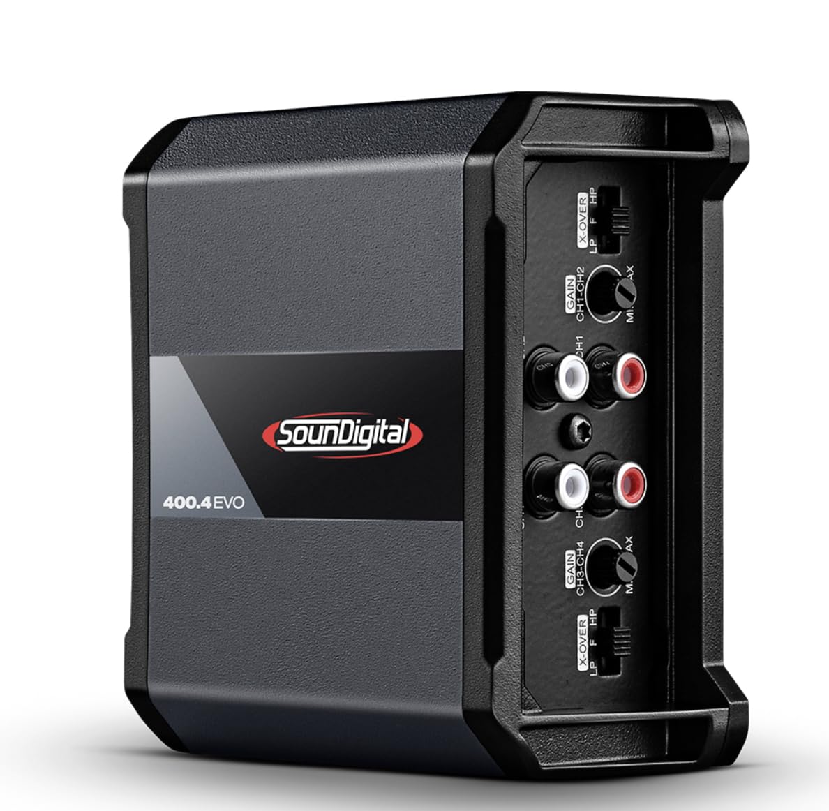 Amplificador para Coche y Motocicleta SounDigital EVO4.0 400W RMS 4 Ohmios 400 x 4 Canales