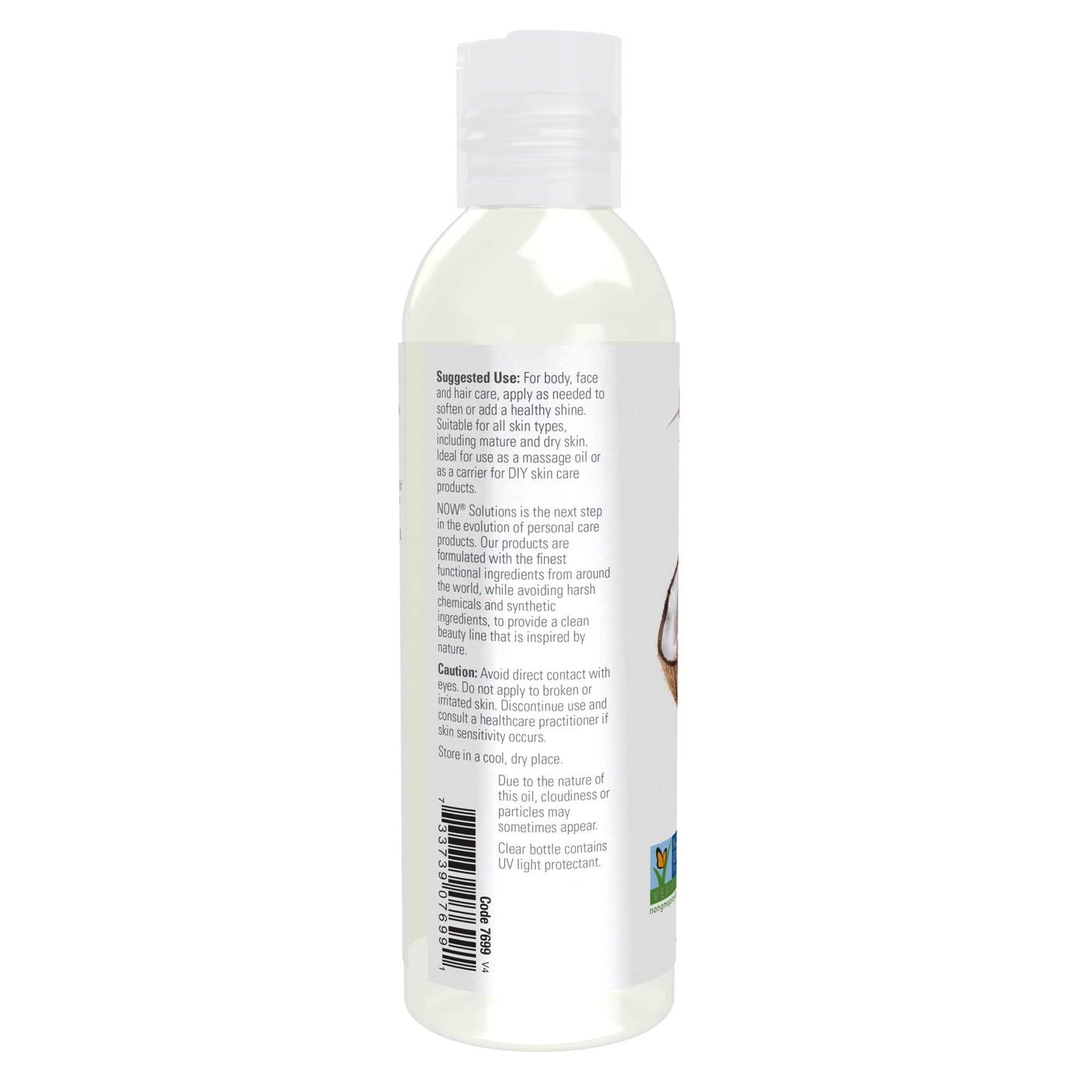 Now foods | Liquid Coconut Oil 118ml | Aceite de coco líquido 118ml