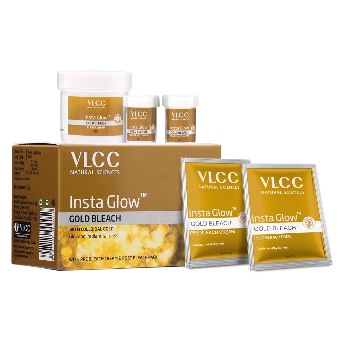 VLCC Natural Sciences Gold Facial Kit by VLCC