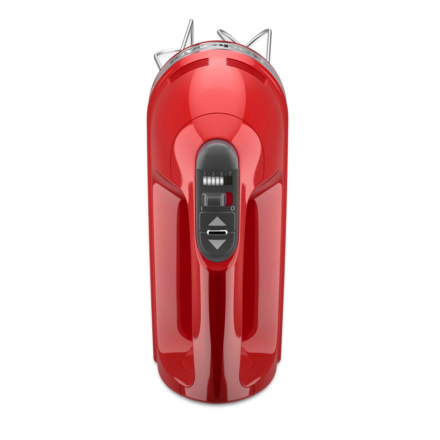 KitchenAid KHM7210ER 7-Speed Digital Hand Mixer with Turbo Beater II Accessories and Pro Whisk Empire rojo