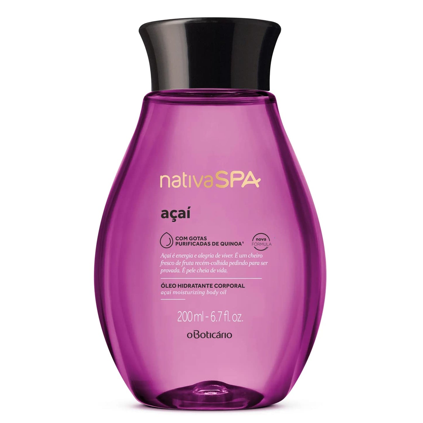 NATIVA SPA O BOTICÁRIO Aceite corporal hidratante Nativa Spa Açaí