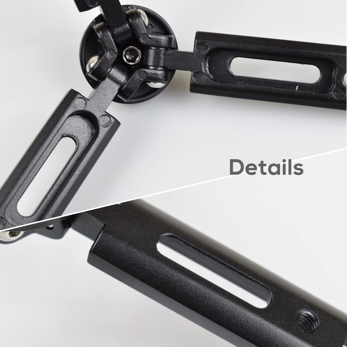 Keslom EaxanPic Aluminum Mini Tripod, Desktop Tabletop Stand Tripod for Zhiyun Smooth Q/4, Crane Plus/2,Weebill s, Ronin S/SC/RS2/RSC2, Osmo Mobile,Gimbal Handle Grip Stabilizer Tripod
