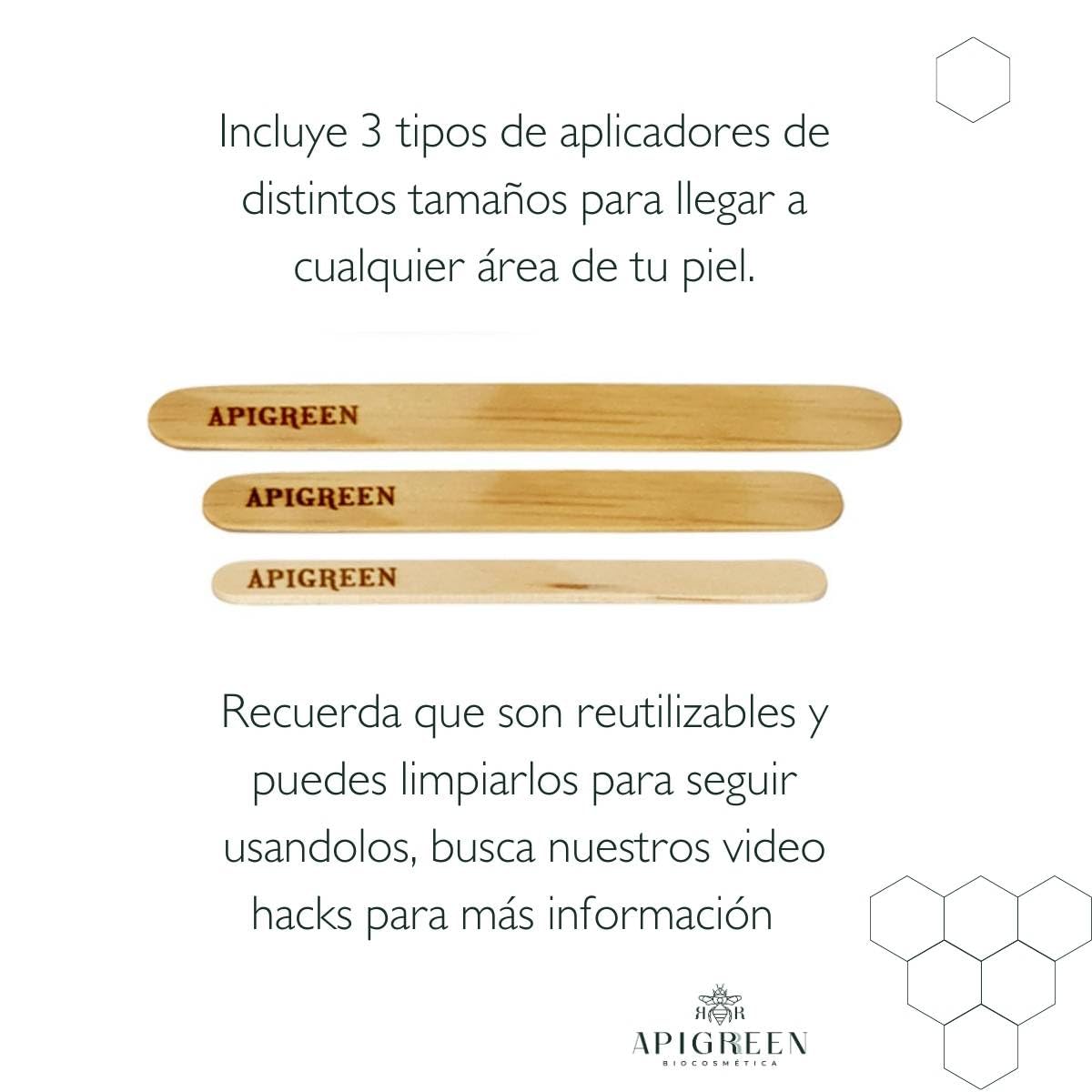 APIGREEN - CERA DEPILATORIA ESPAÑOLA PARA DEPILAR PIEL SENSIBLE | ROSTRO | BIKINI | BARBA | PIERNAS | 120G - LAVANDA | DEPILA SIN DOLOR | EFICAZ EN TODO TIPO DE VELLO