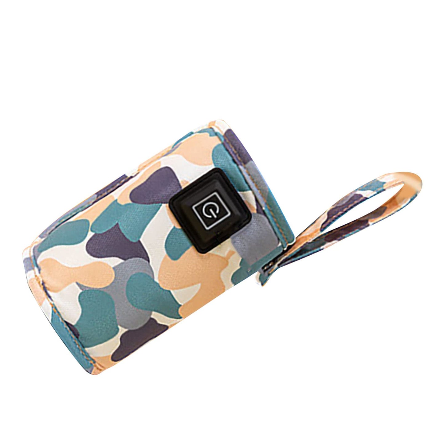 Bolsa térmica para biberones de bebé, con USB, tamaño ajustable, portátil, para exteriores, 5 V, 2 A (blanco)