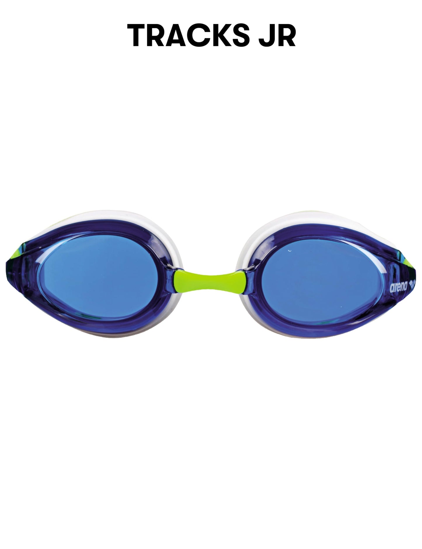 Arena Goggles Natación Tracks Jr única, Azul/ Verde