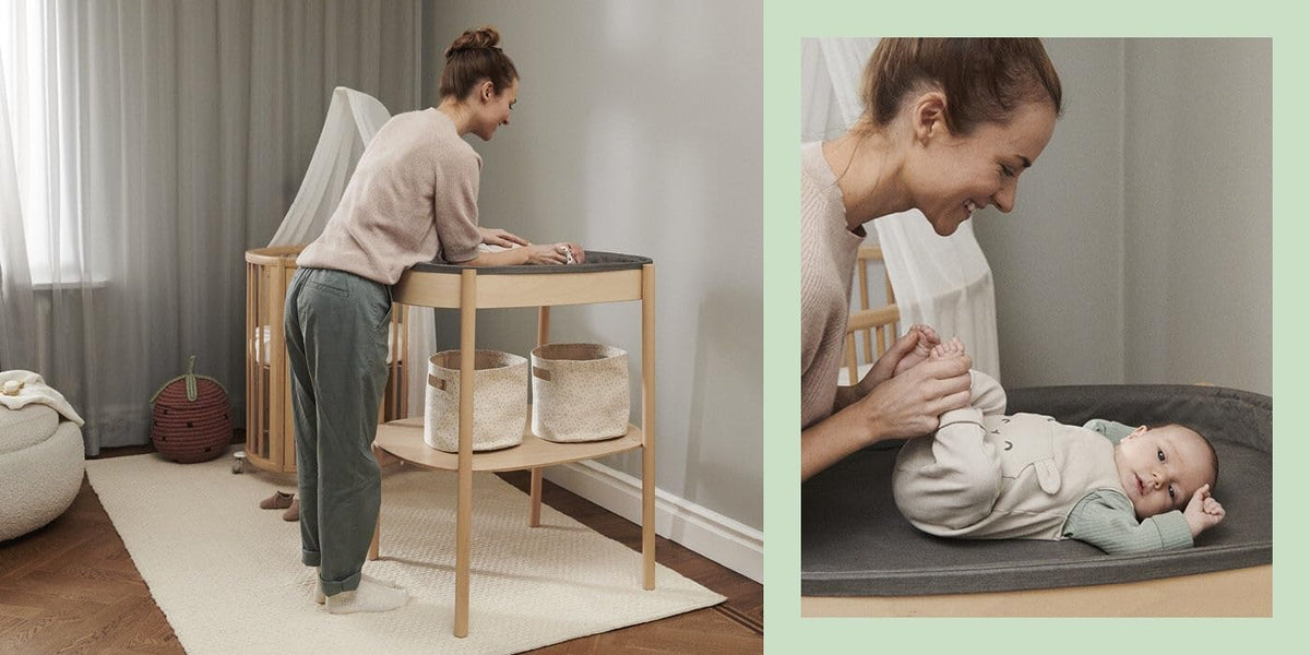Cambiador con base Stokke Sleepi - Natural