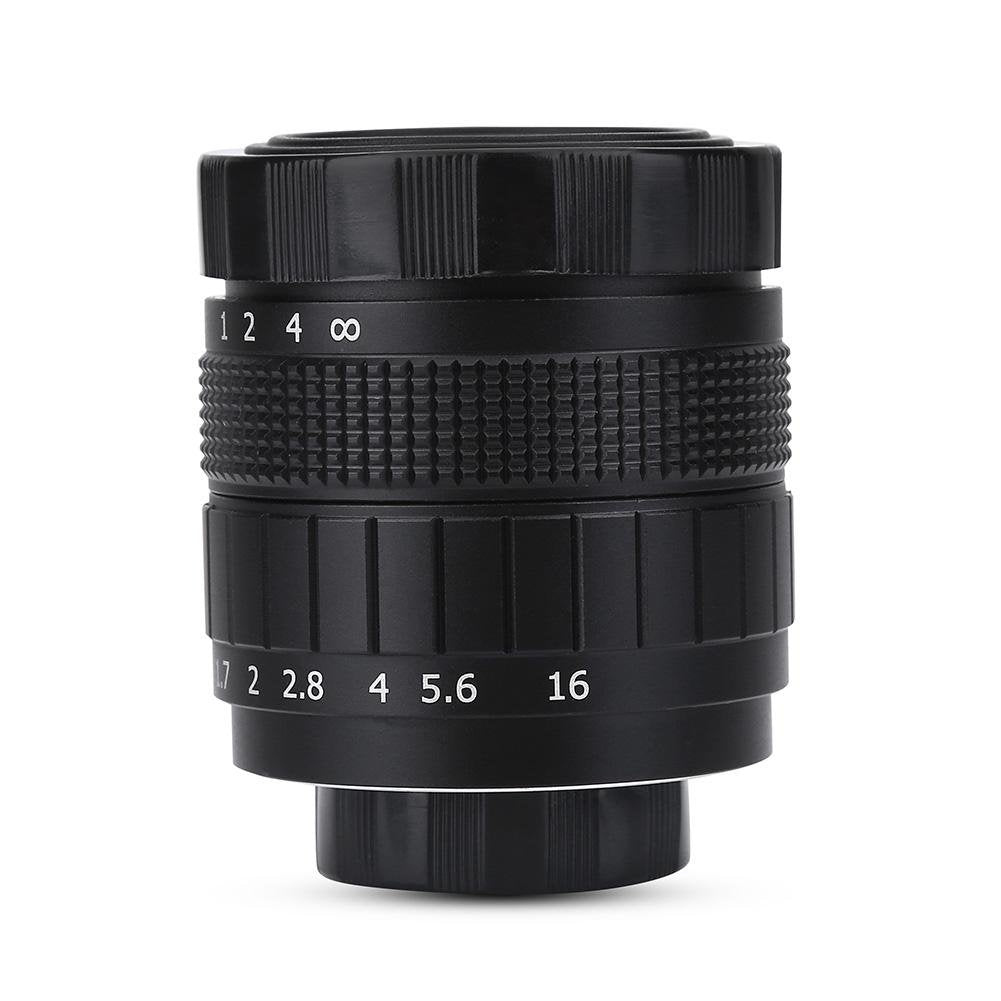 Lente de cámara 35 mm f/1.7 Circuito cerrado TV Lente de televisión Fotografía Accesorio de cámara para montura C